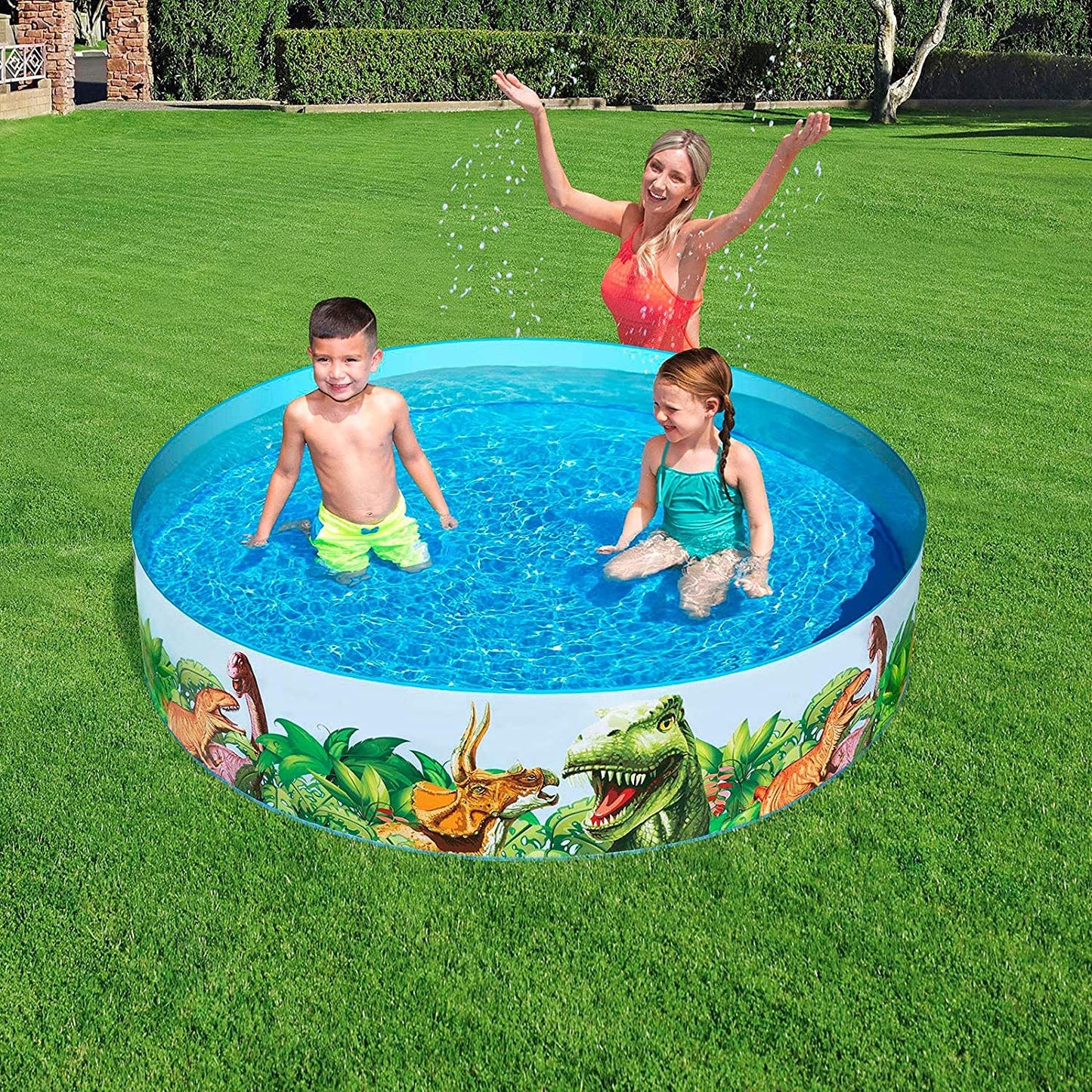 Bestway Sea Creature Kids Paddling Pool — 48 inch Round, 219 Litres | Toddlers & Children