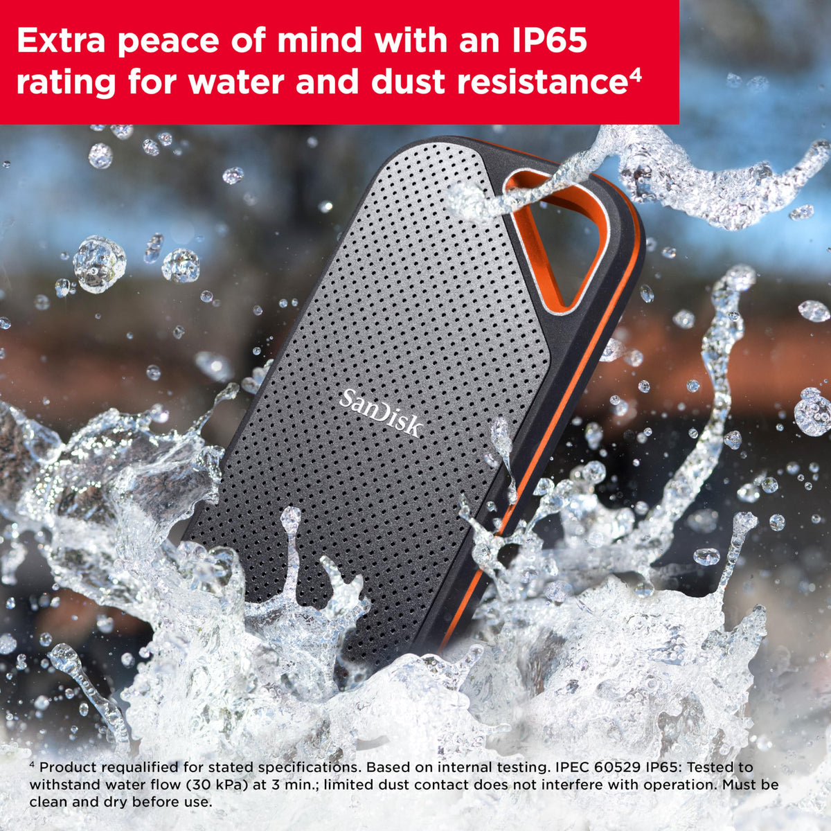 SanDisk Extreme Portable SSD 1TB - Up to 1050MB/s Read Speeds (Older Model)