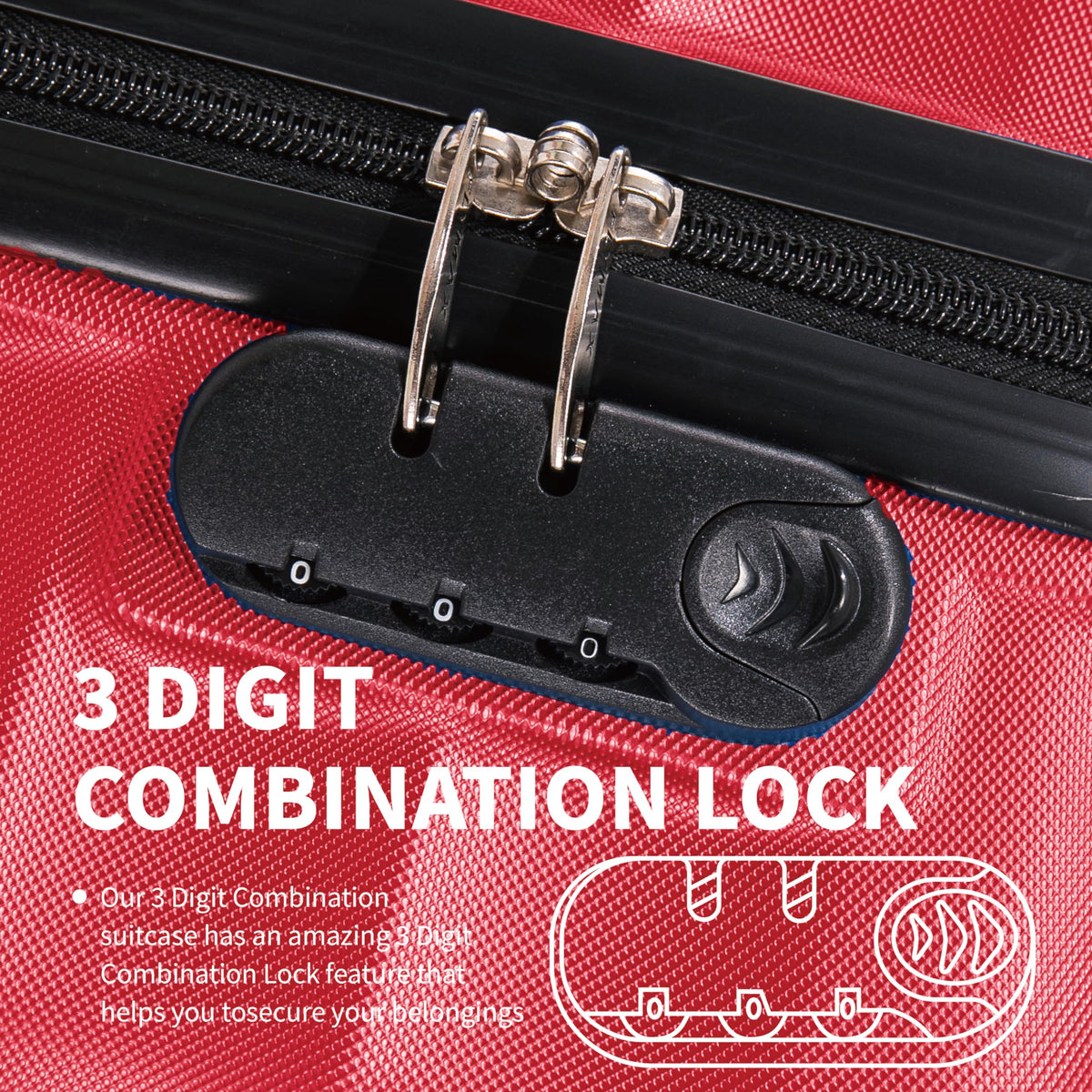 FLYMAX 55x40x20 Ryanair Cabin Bag Hand Luggage Lightweight Suitcase Approved Carry on Luggage Case 2.5KG 40L Royal