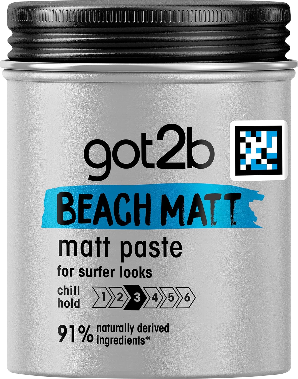 Got2B Schwarzkopf got2b Beach Matt Surfer Look Matt Paste, 100ml