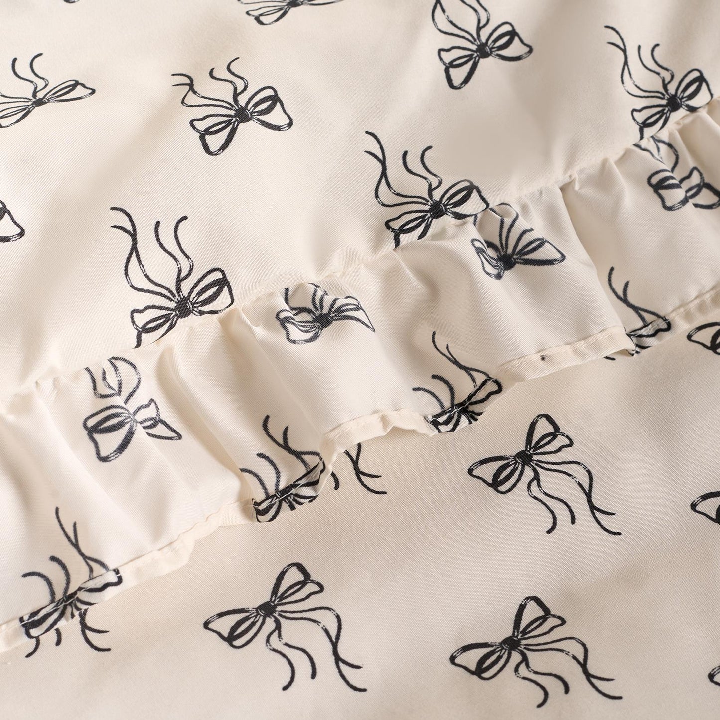 OHS Ditsy Print Bedding Microfibre Duvet Cover Set with Pillowcase Soft