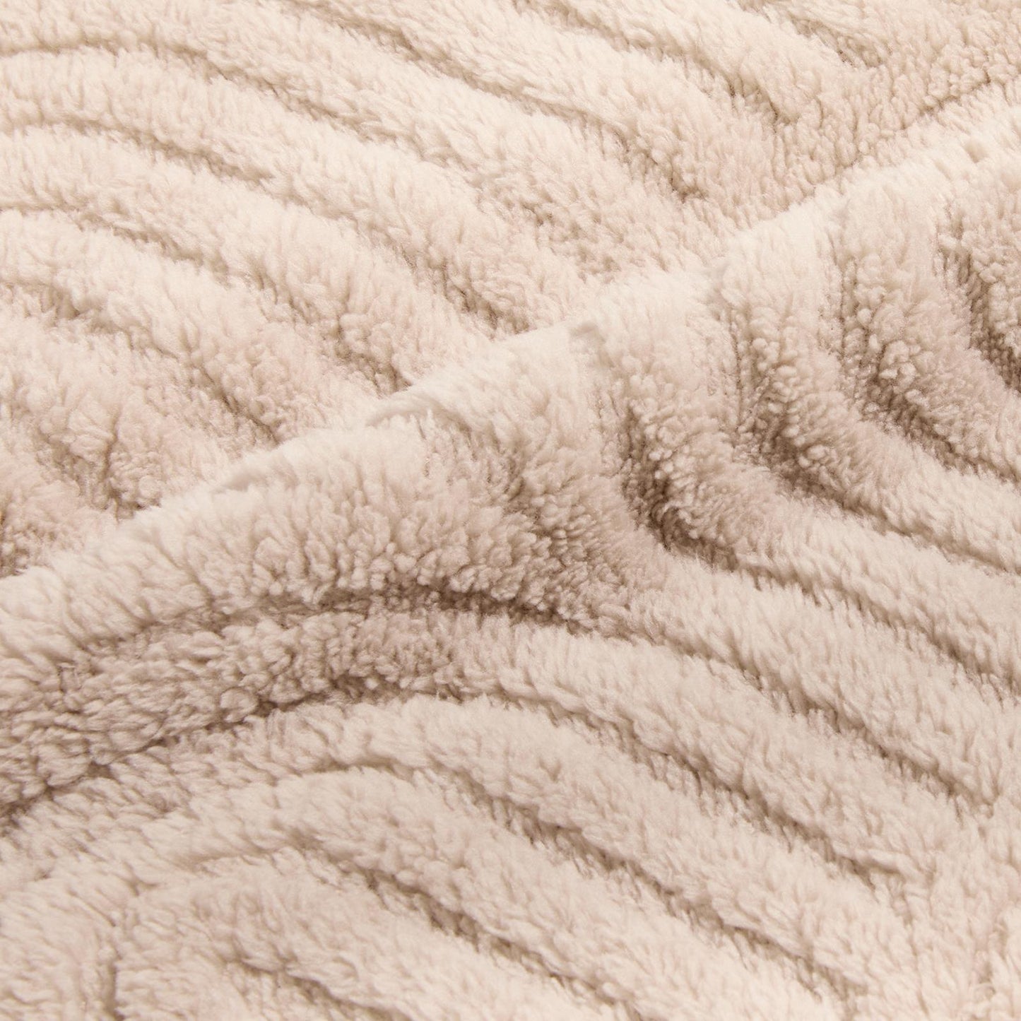 OHS Tufted Arches Throw Teddy Fleece Blanket Winter Soft Warm Bedspread
