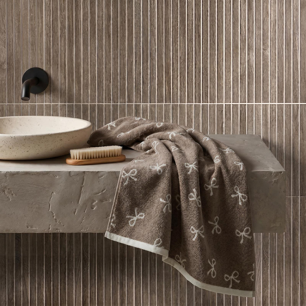 OHS Bows Towels 100% Premium Cotton Highly Absorbent Hand Bath Towel Sheet