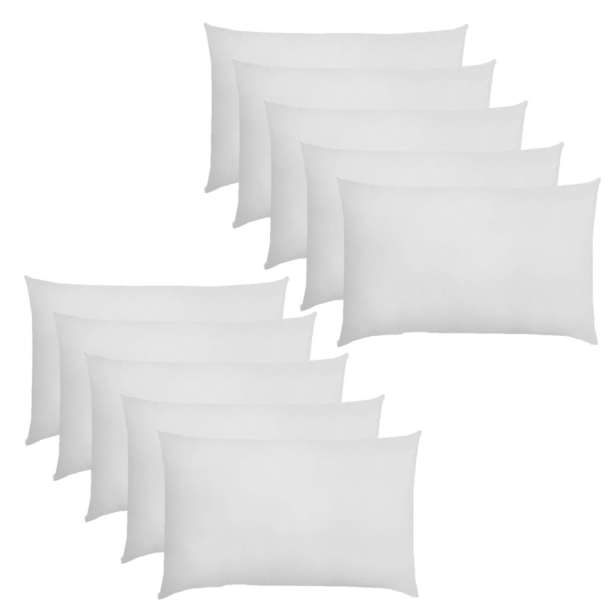 OHS Multi-Pack Polycotton Hotel Style Housewife Oxford Edge Pillowcase Set