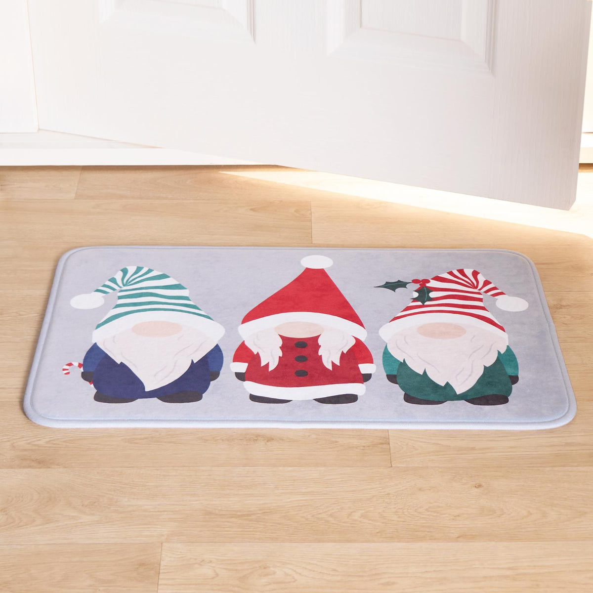 OHS Print Doormat Runner Xmas Festive Decorative Hallway Rug Kitchen Floor Mat