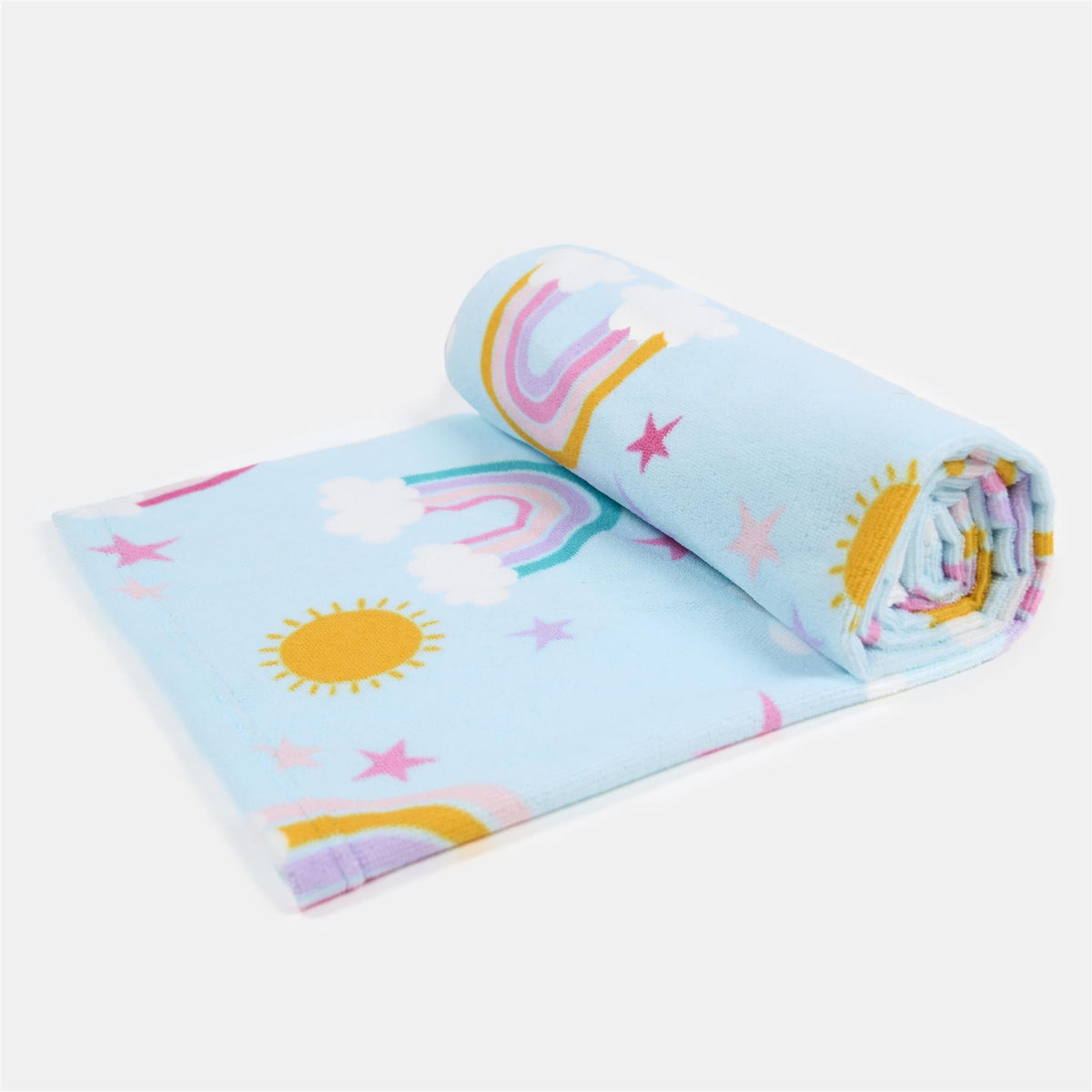 OHS Print Beach Towel Microfibre Quick Dry Bath Holiday Gym Travel Sport