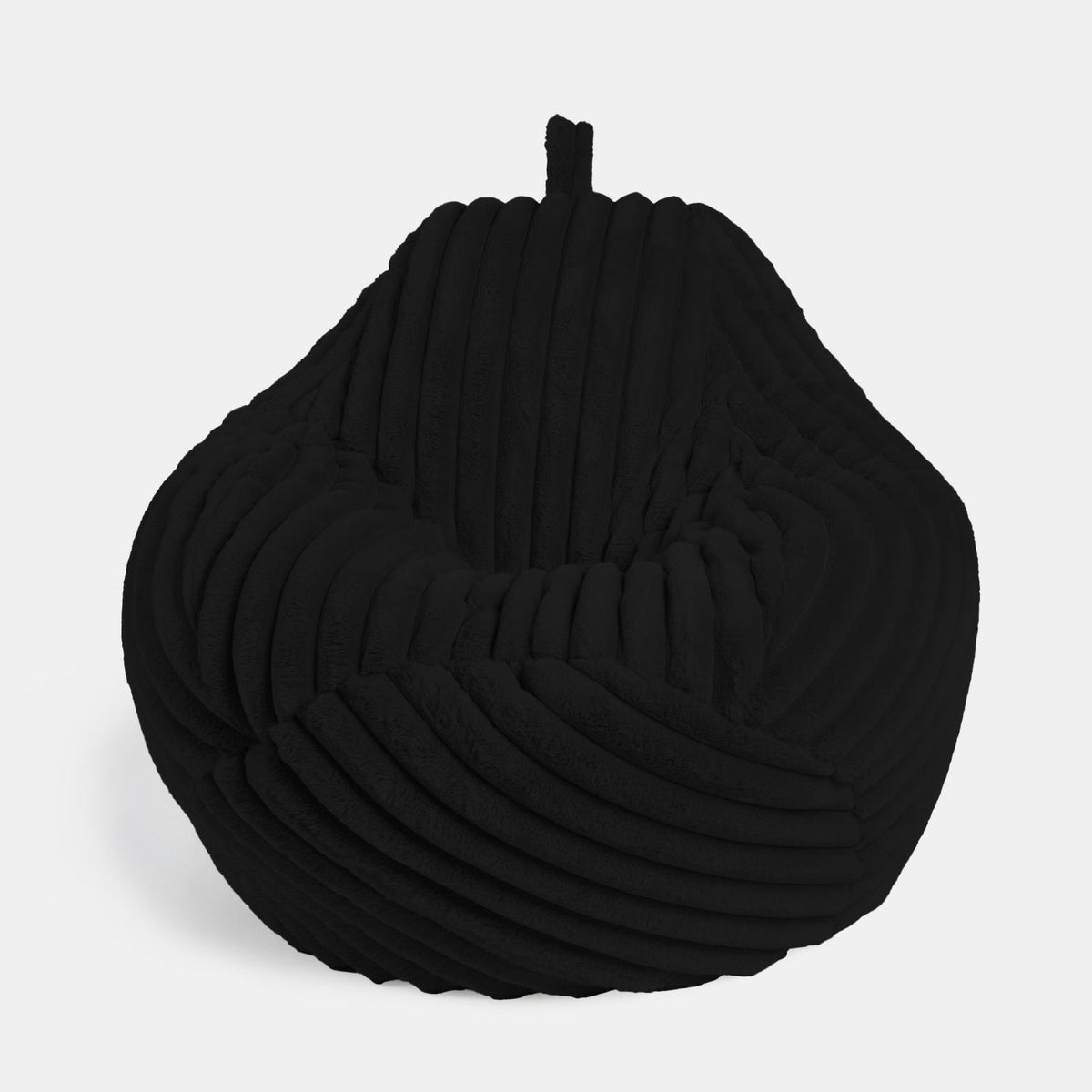 OHS Ribbed Bean Bag Chair Adult Gaming Beanbags with Filling Cosy Couch