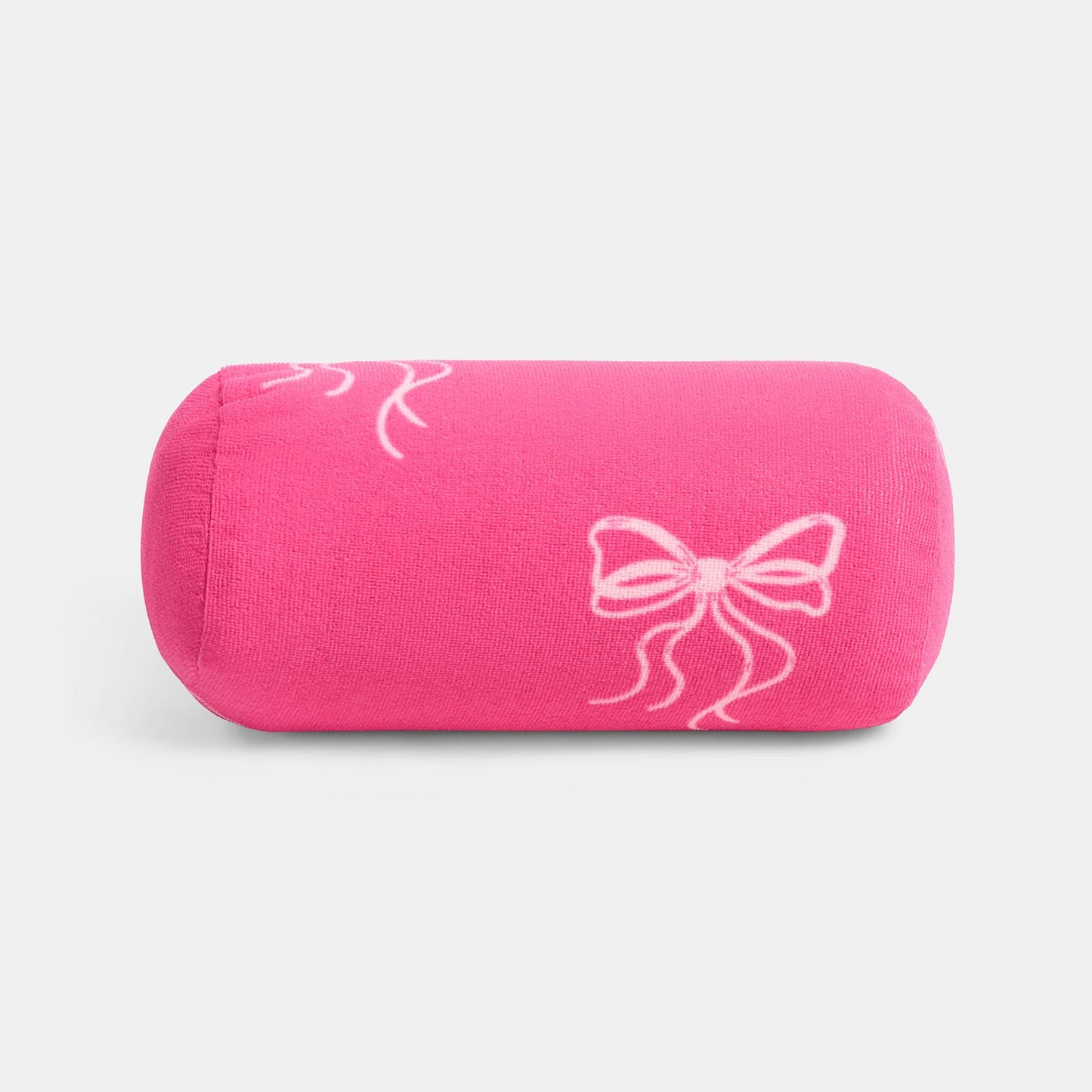 OHS Bows Beach Bolster Travel Cushion Neck Support Filled Pillow
