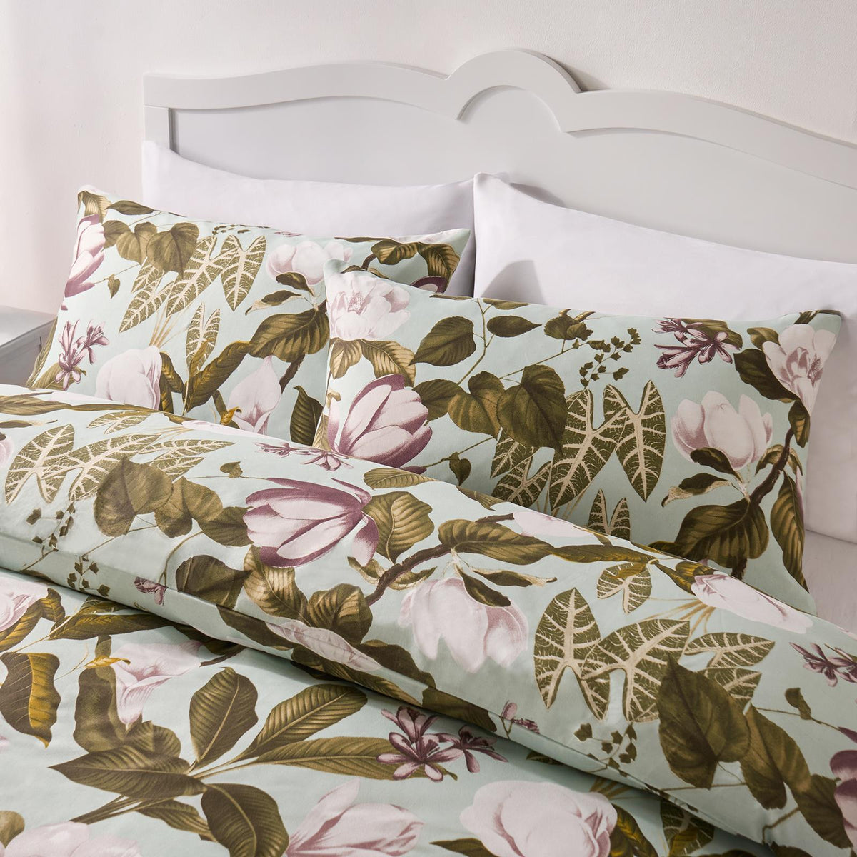 Floral Duvet Cover Quilt Bedding Set Reversible with Pillowcase Double King Size