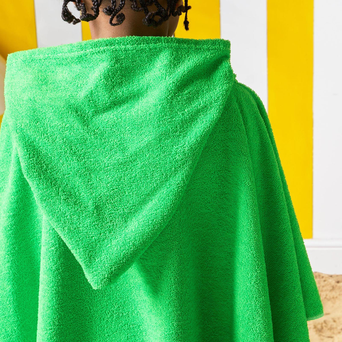 Brentfords Poncho Towel Childrens Absorbent Hood Quick Drying Beach Travel Robe