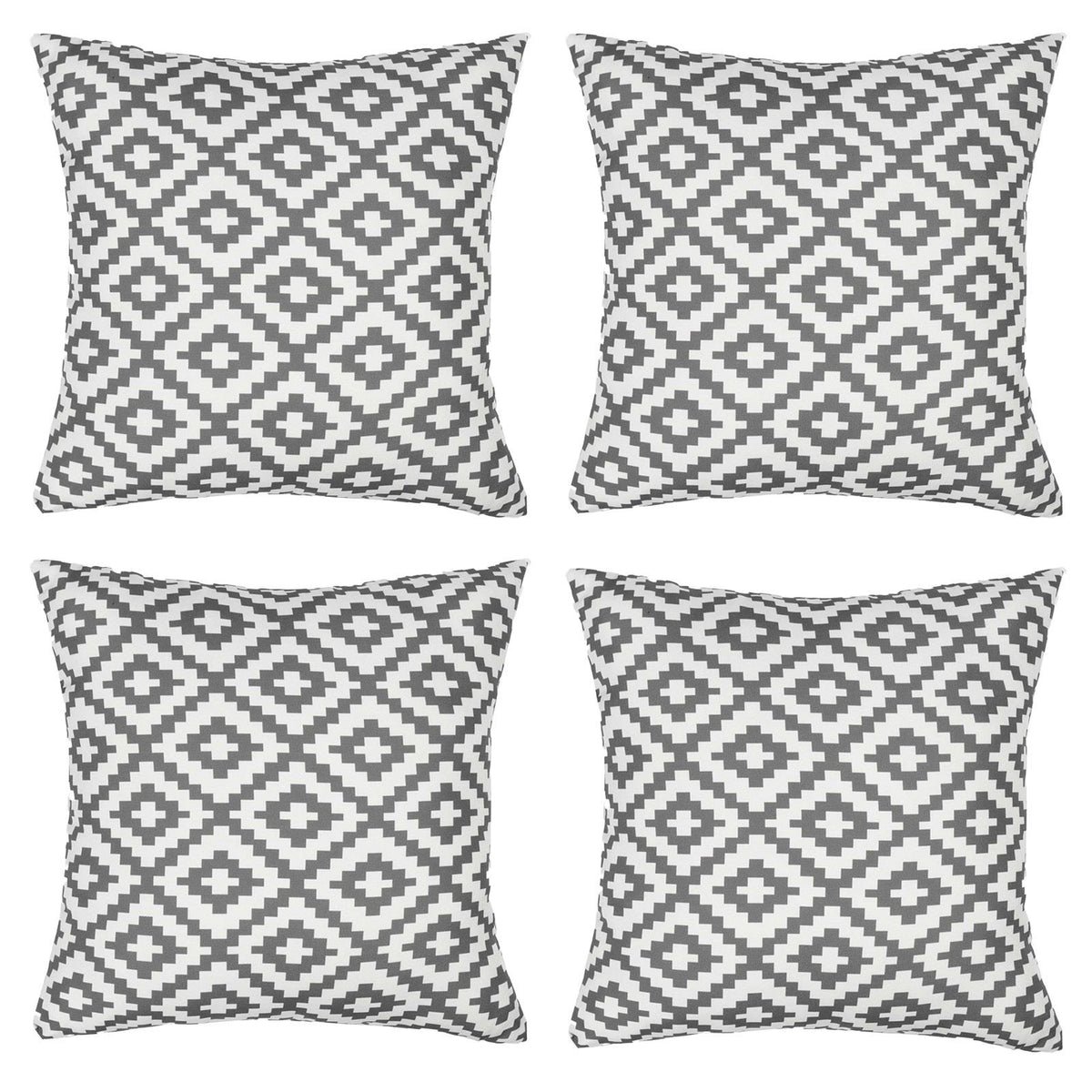 OHS Print Outdoor Cushion Covers Garden Water Resistant Filled Inserts Seat Set