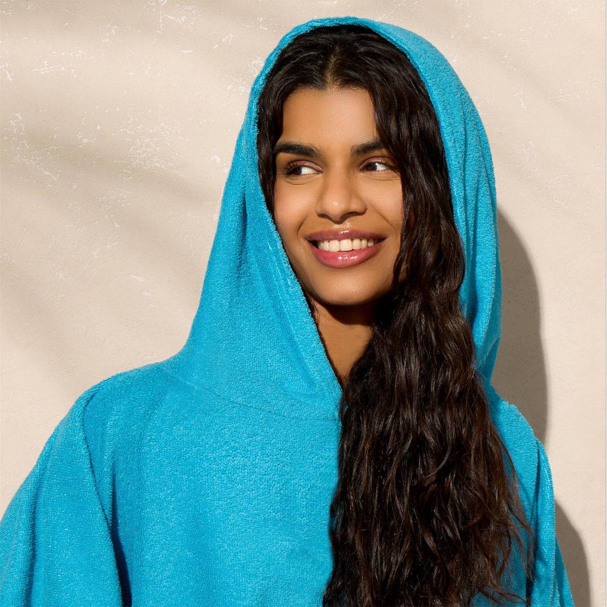 OHS Hooded Towel Poncho Adult Absorbent Dry Beach Swim Bath Changing Robe