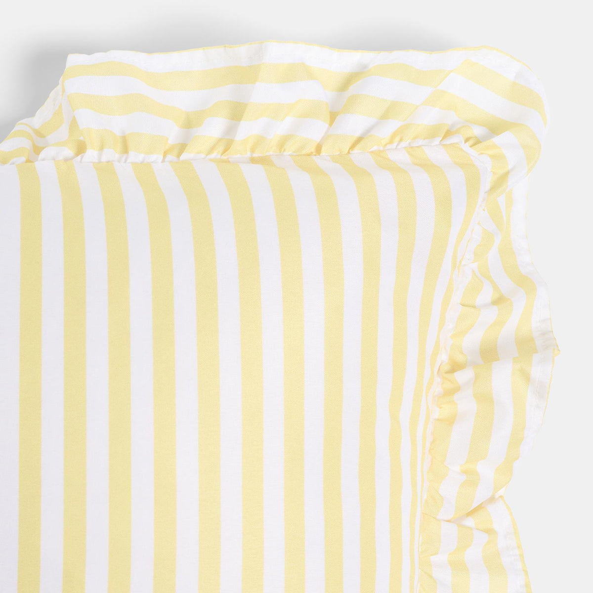 OHS Stripe Frill Cushion Covers Microfibre Square Pillowcases Home Decor