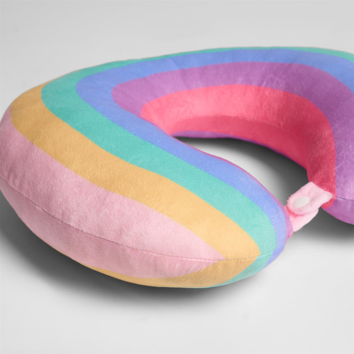 OHS Neck Pillow Travel Support U Shape Head Rest Car Plane Filled Plump Cushion