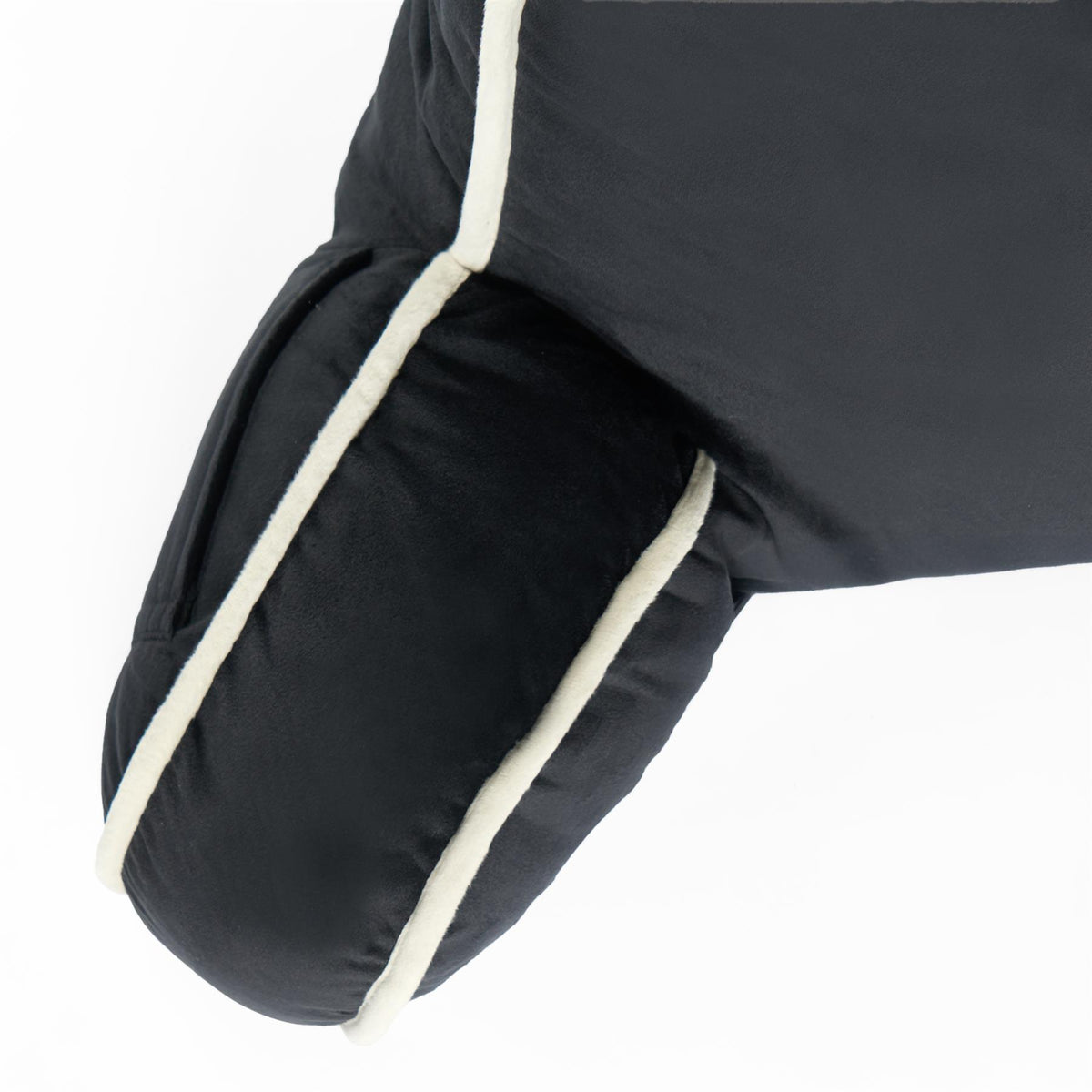 OHS Piped Edge Reading Pillow with Head Rest Super Soft Back Support Bed Sofa