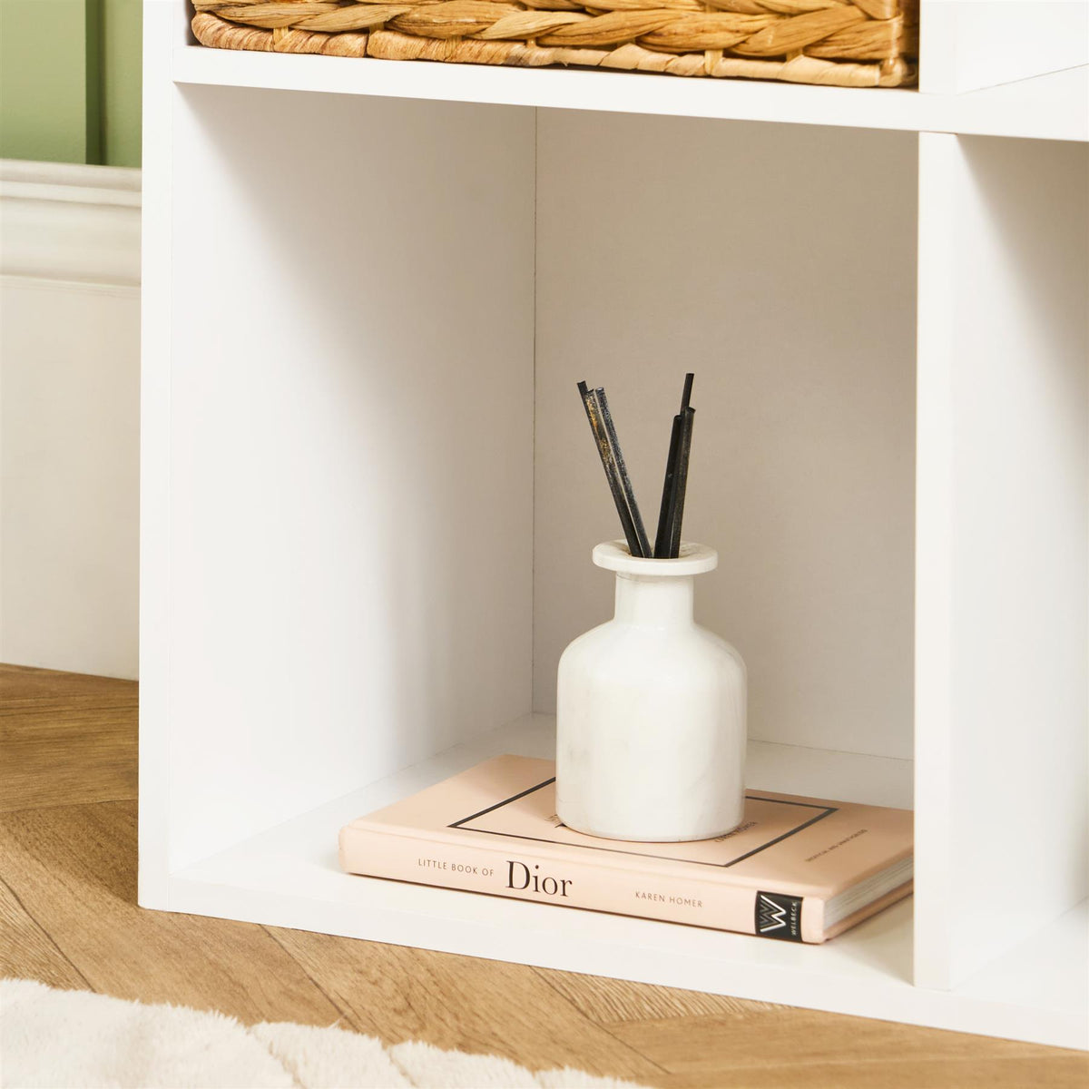 OHS Oslo Cube Storage Wood Effect Bookcase Freestanding Open Shelf Unit
