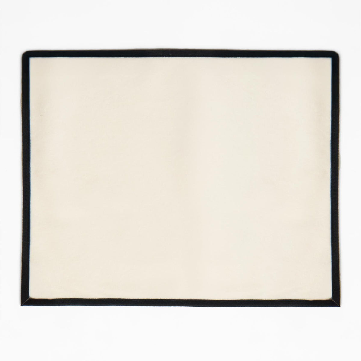 OHS Piped Trim Table Mats Runner Set Matte Velvet Placemats Home Decor