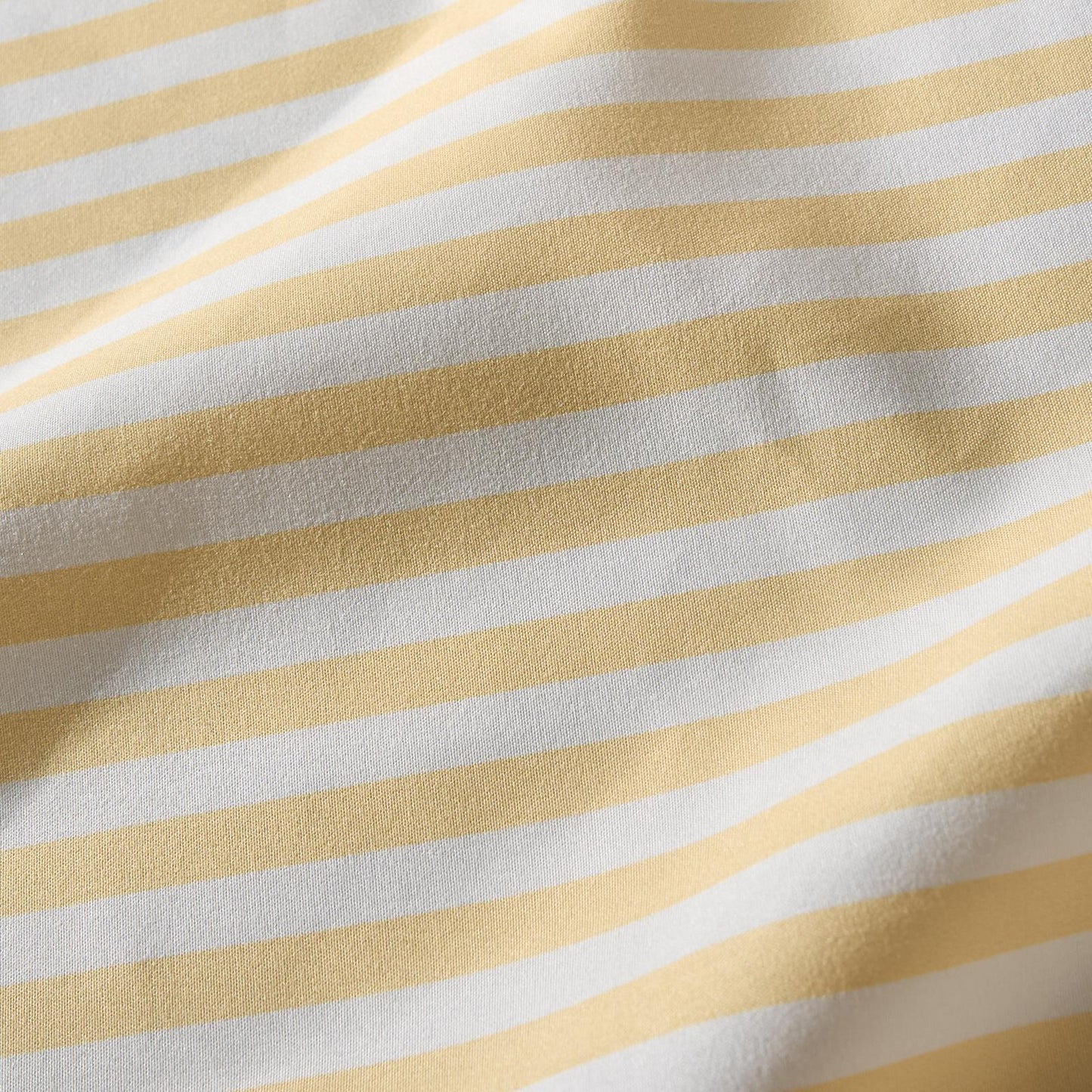OHS Stripe Frill Voile Net Curtains 2 Window Panels Sheer Rod Slot Top Pair Set