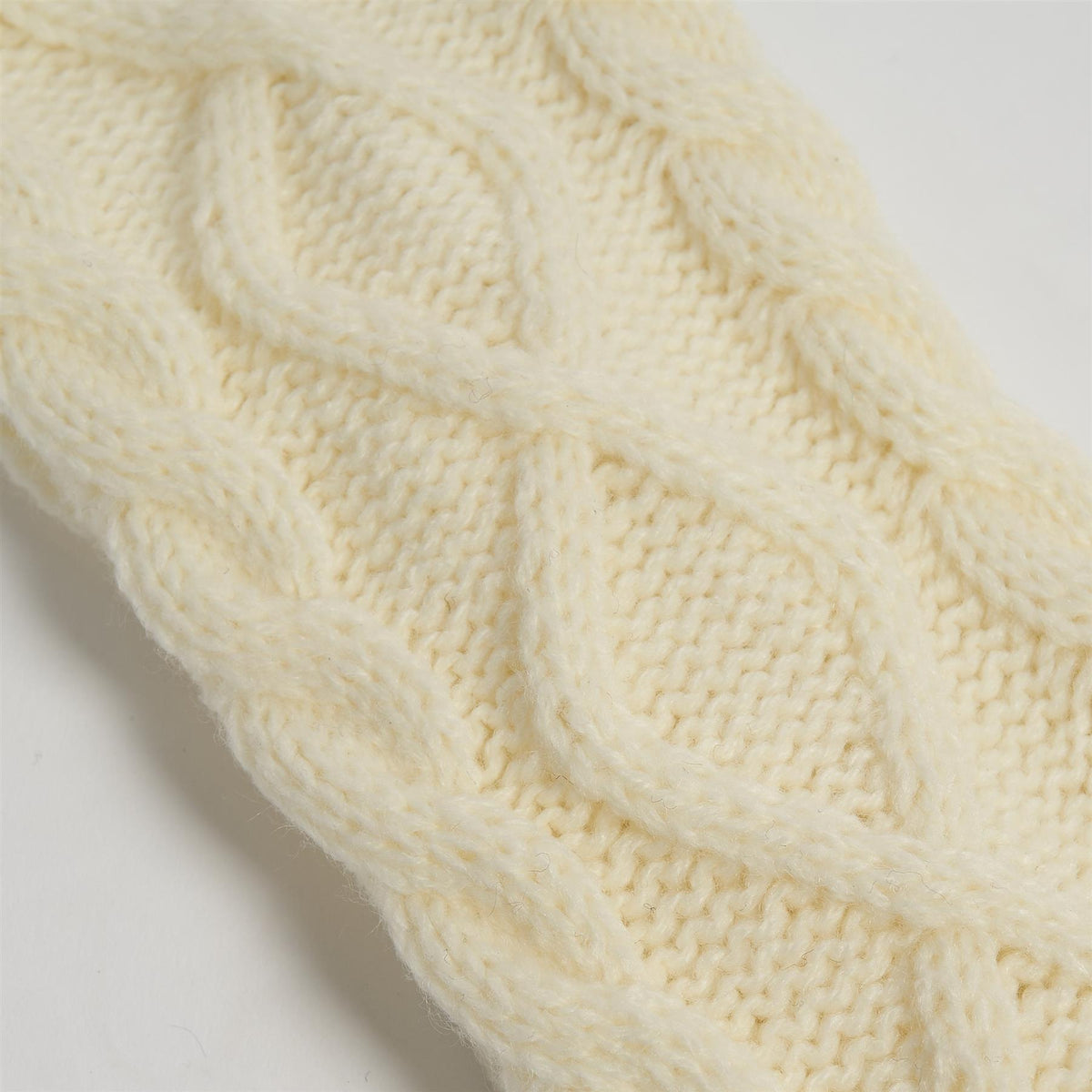 OHS Cable Knit Socks Womens Non Slip Warm Indoor Lounge Sock Slipper