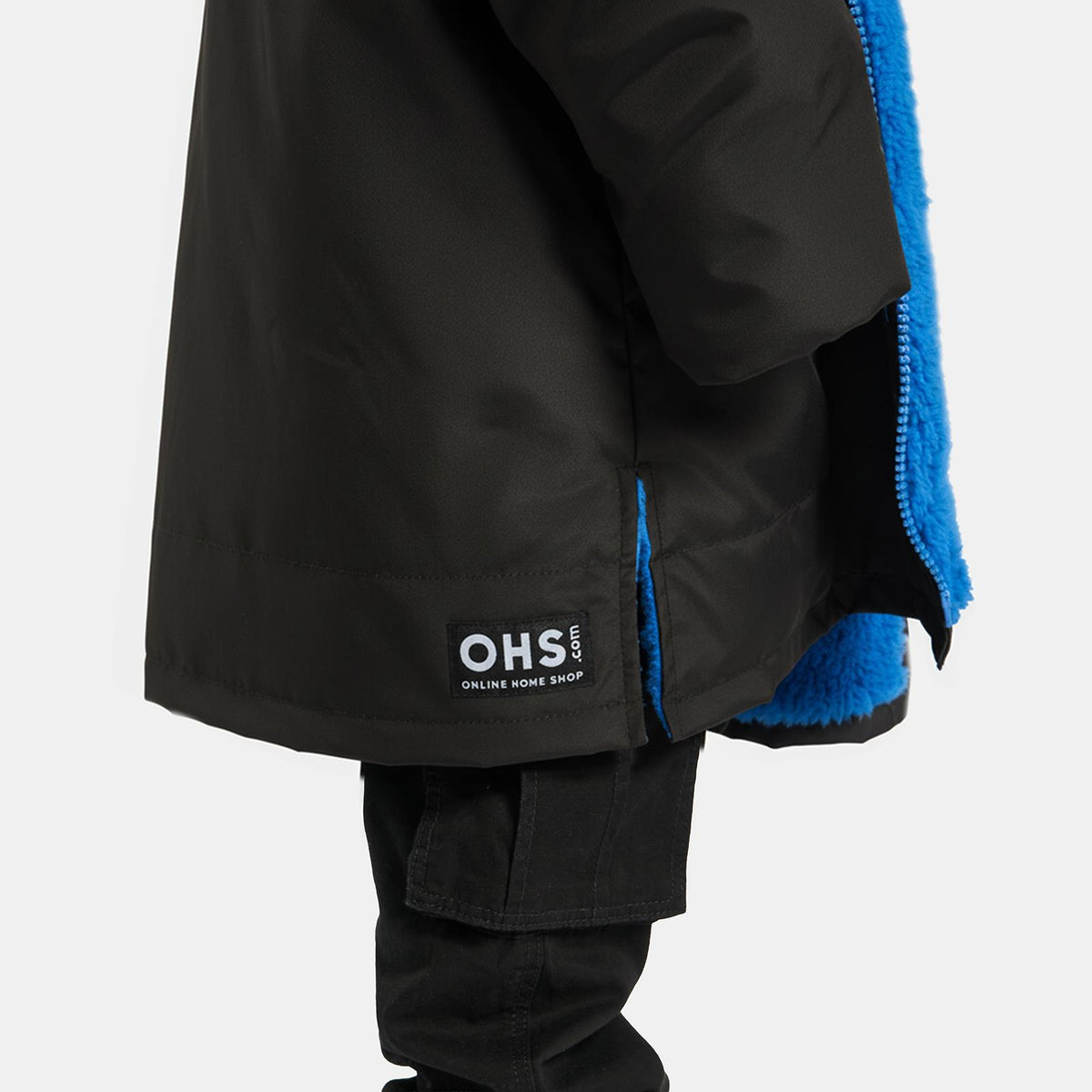 OHS Drying Changing Robe Sherpa Lined Water Resistant Oversize Coat Adults Kids