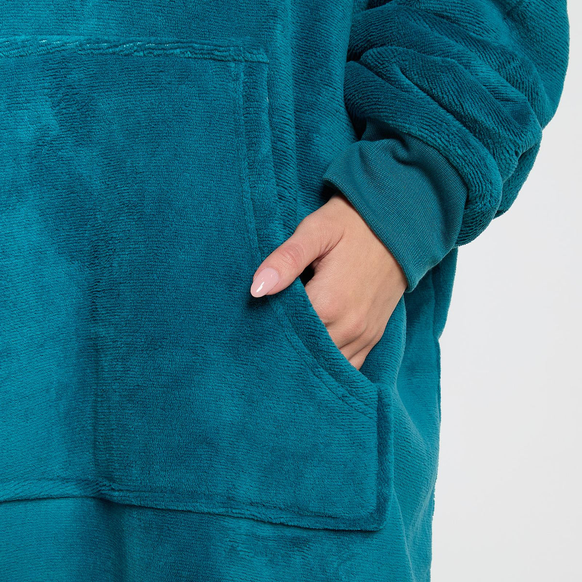 OHS Hoodie Blanket Oversized Ultra Plush Sherpa Giant Big Hooded Sweatshirt