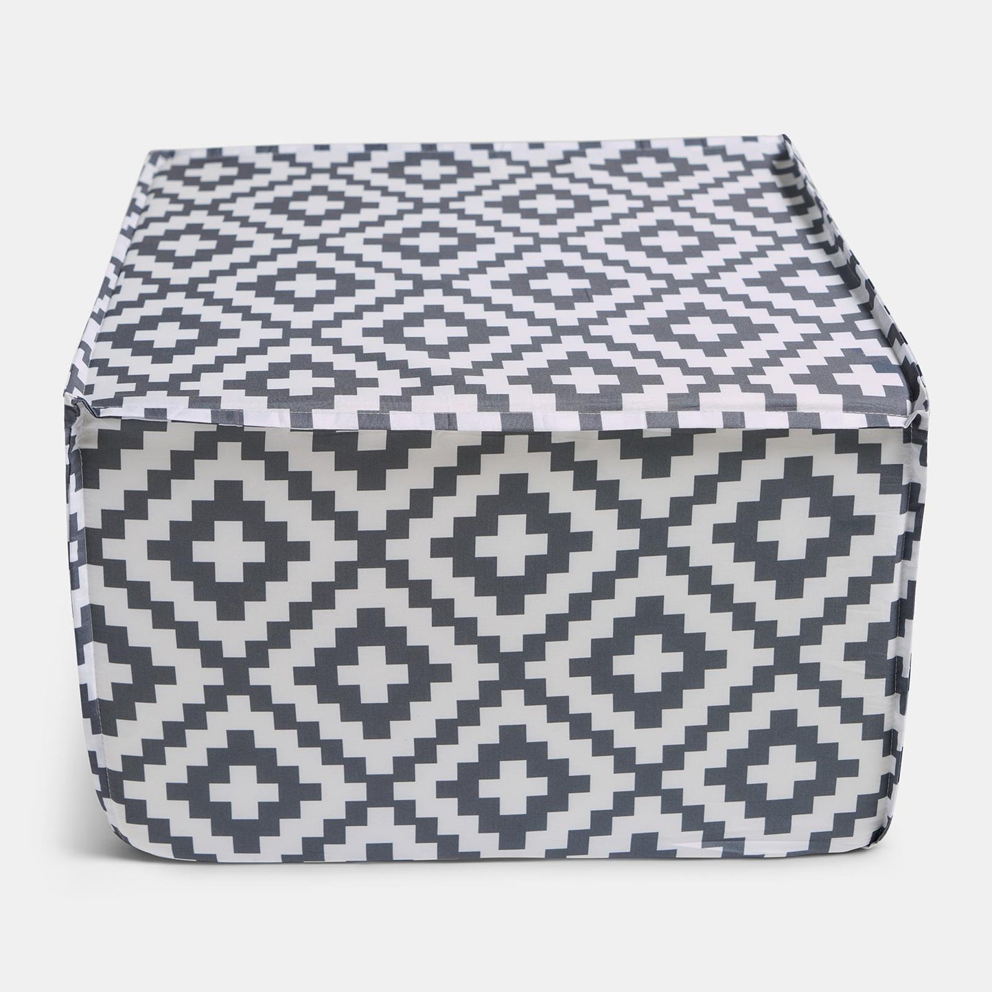 OHS Geometric Garden Pouffe Outdoor Stool Square Footrest Table Side Chair Seat