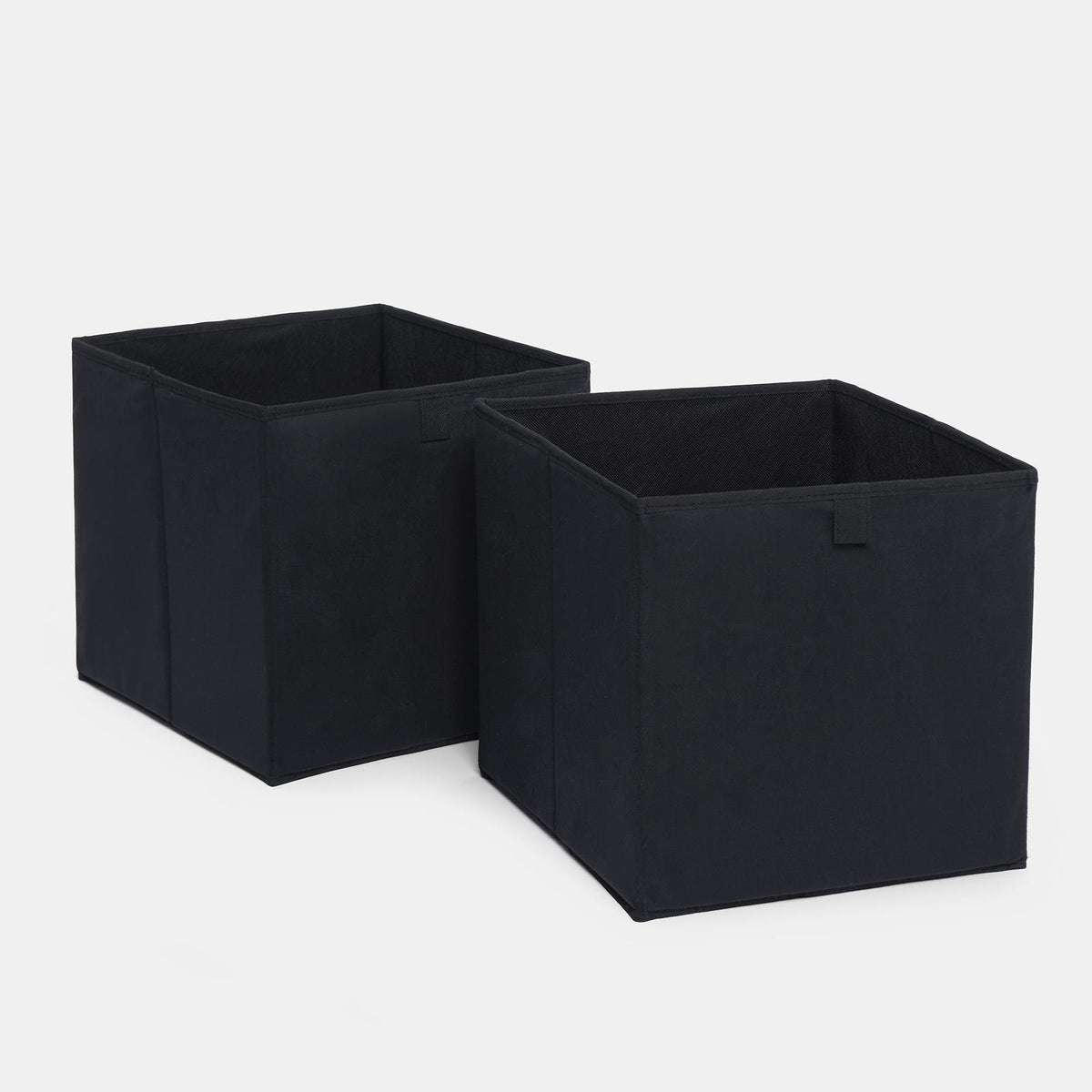 OHS Multi Pack of Matte Velvet Storage Boxes Stylish Foldable Set Square Cube
