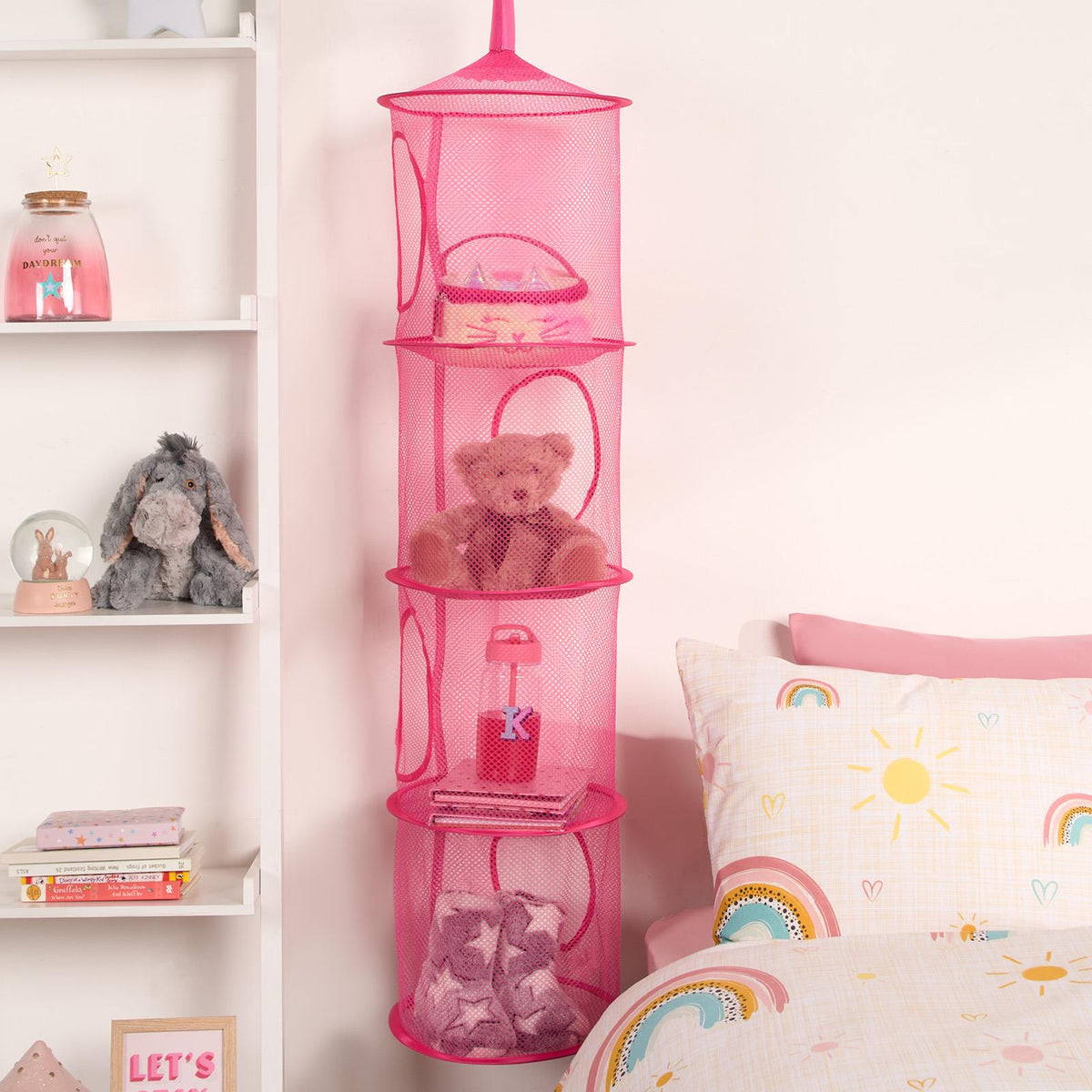 Large Storage Basket Hanging Kids Space Saving Tidy Shoes Clothing Toy Organiser