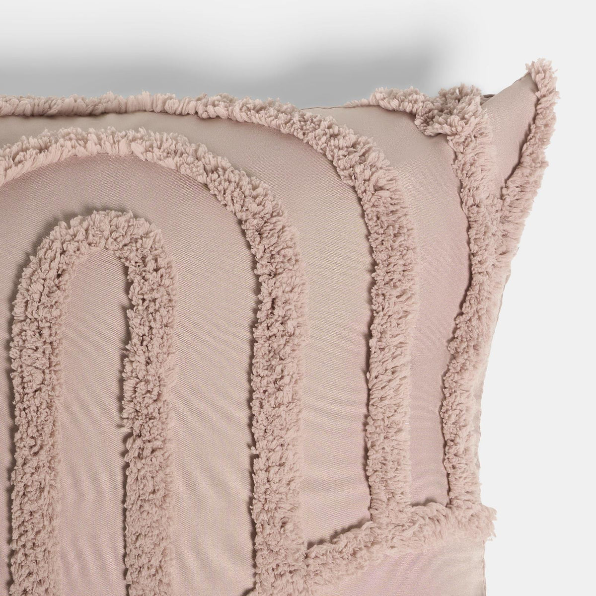 OHS Tufted Cushion Covers 2 Pack Arches Decorative Square Pillowcases