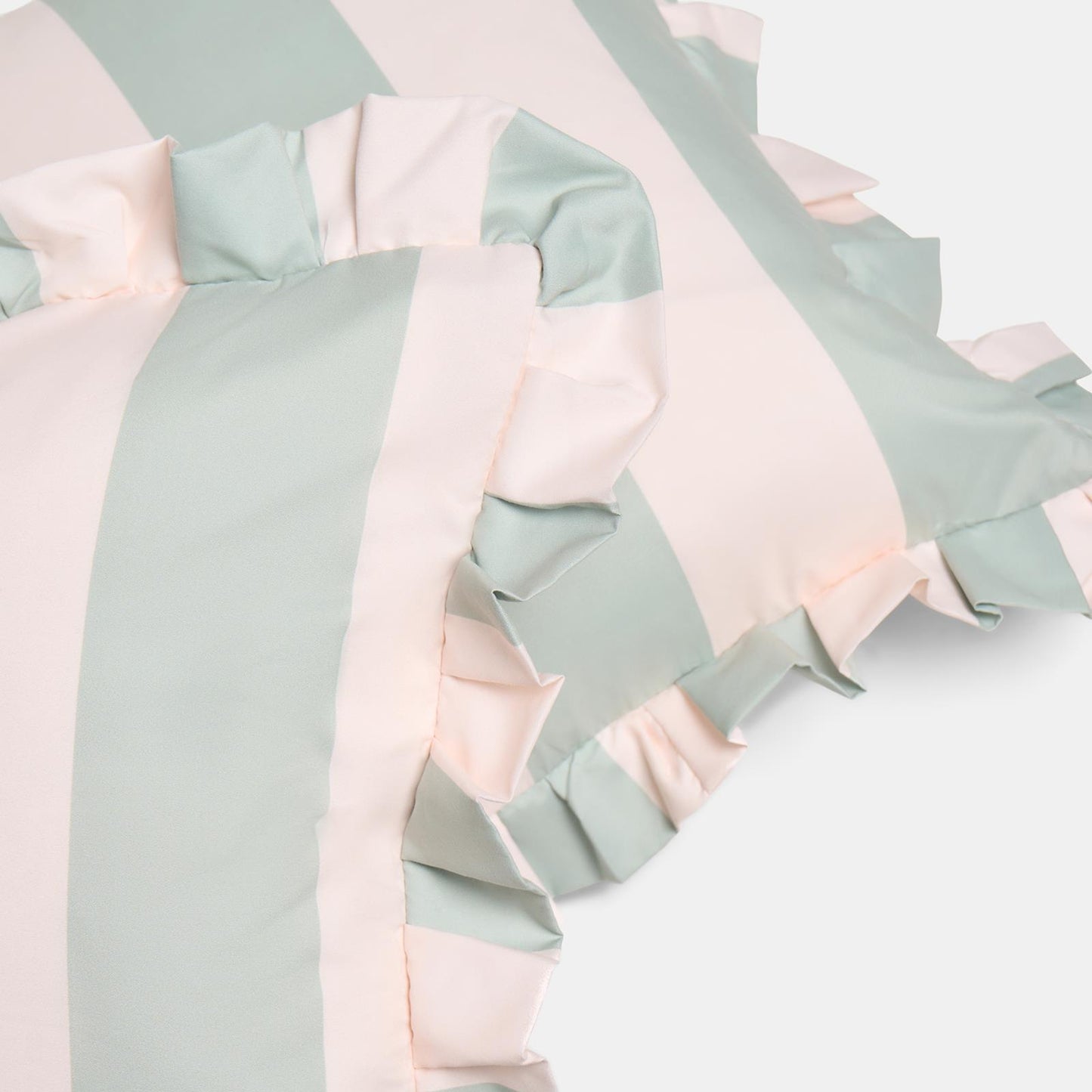 OHS Stripe Garden Cushion Covers 2 Pack Water Resistant Outdoor Indoor