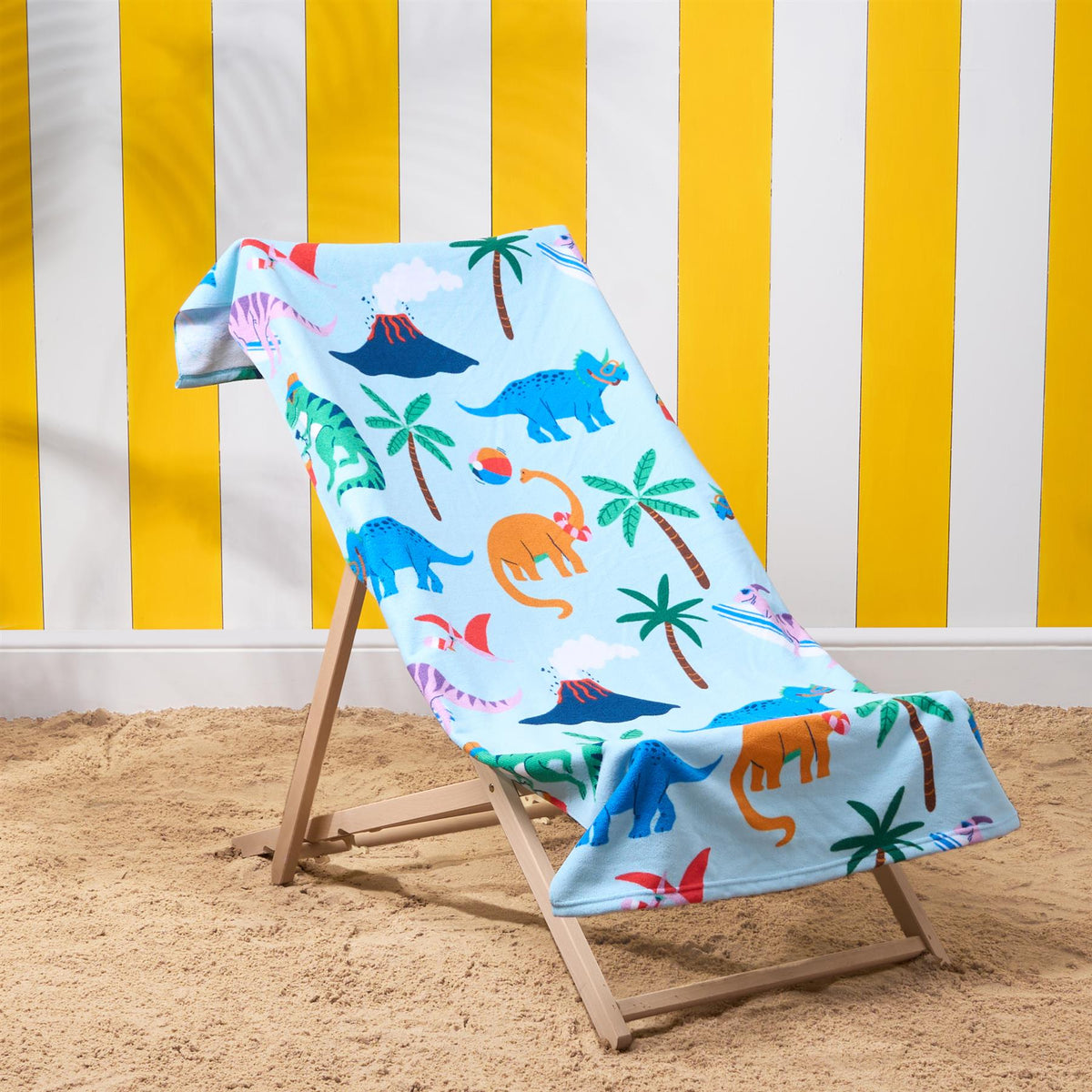 OHS Print Beach Towel Microfibre Quick Dry Bath Holiday Gym Travel Sport