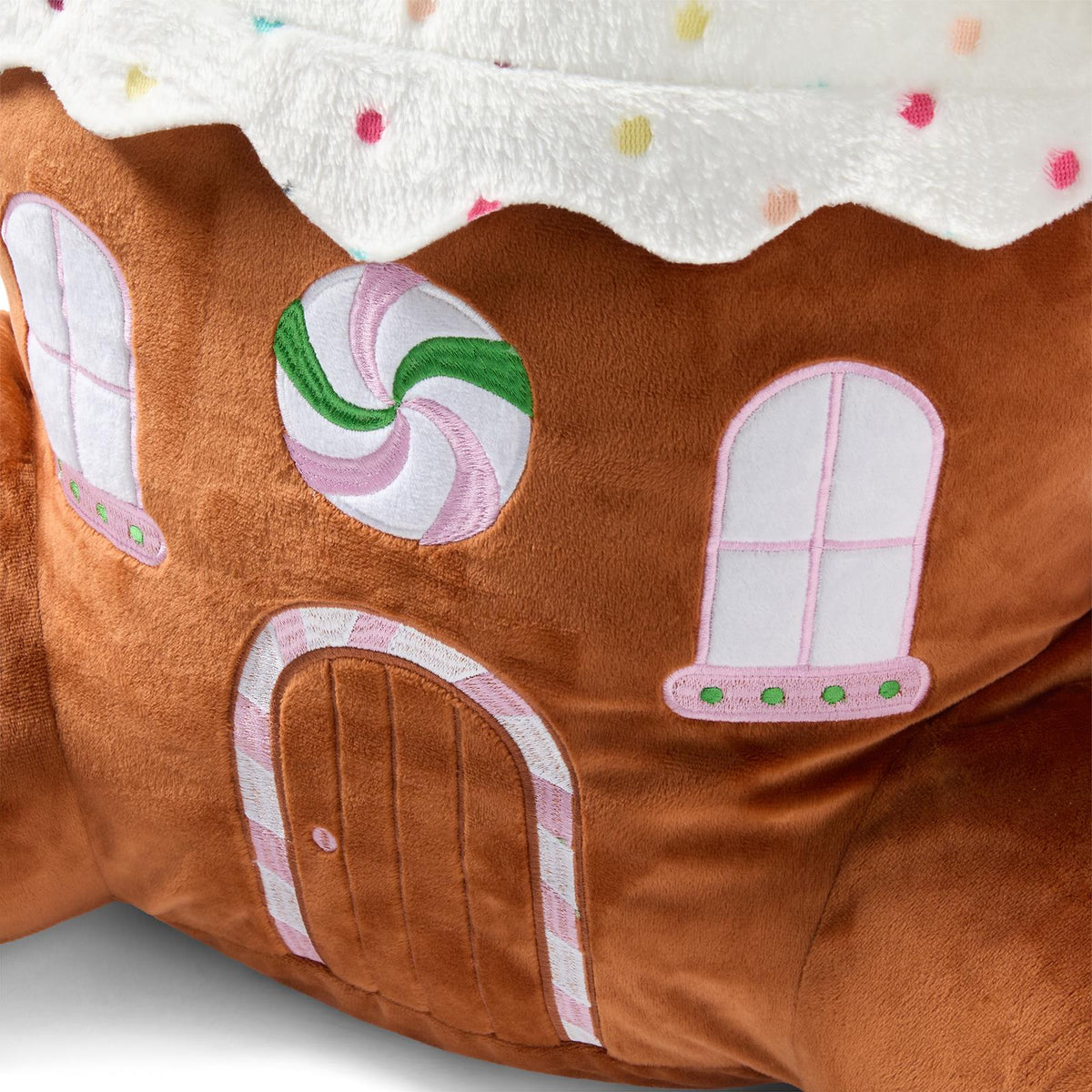 OHS Character Cuddle Cushion Soft Fleece Reading Pillow with Arms Bed Chair