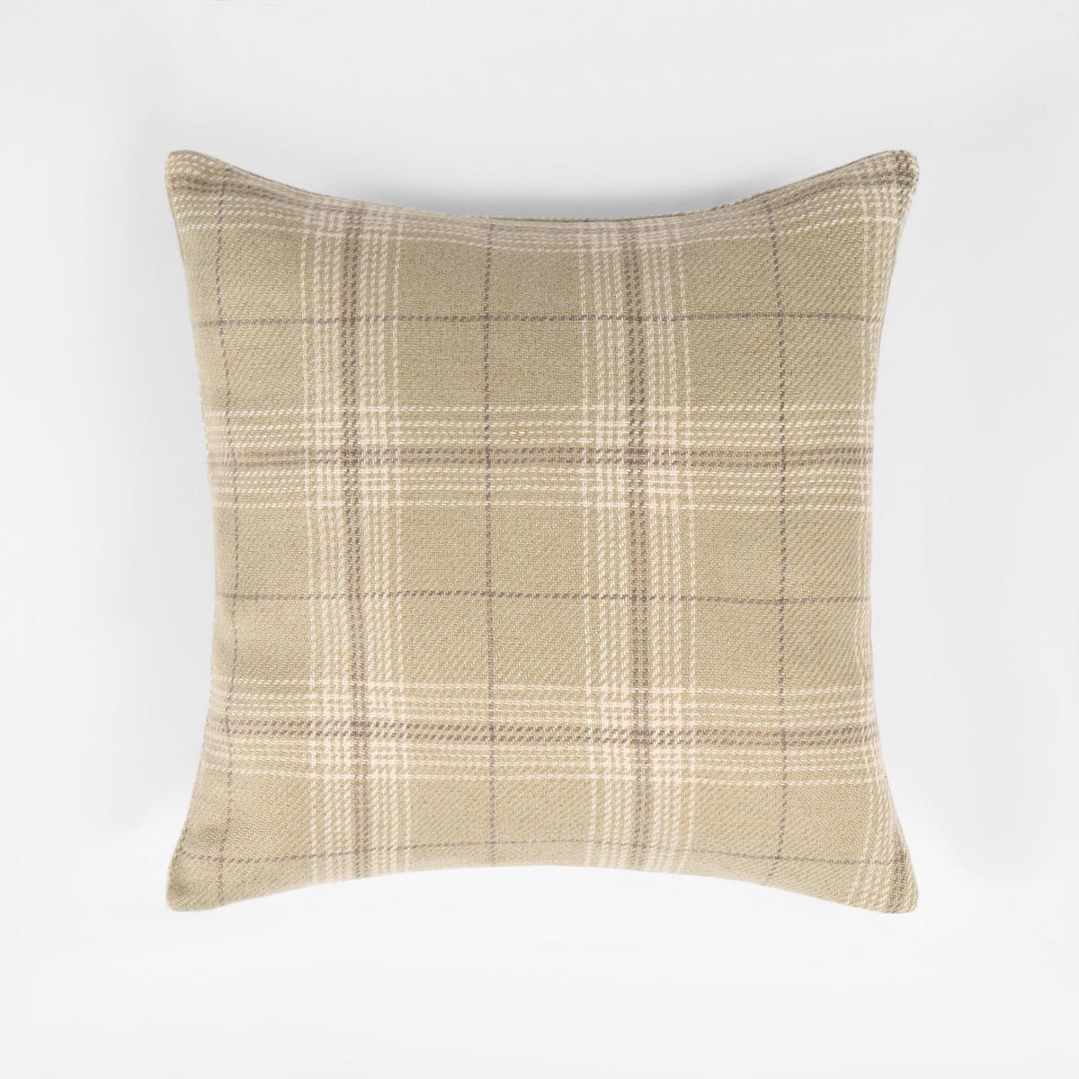 OHS Woven Check Cushion Covers 2 Pack Cases Luxury Home Decor