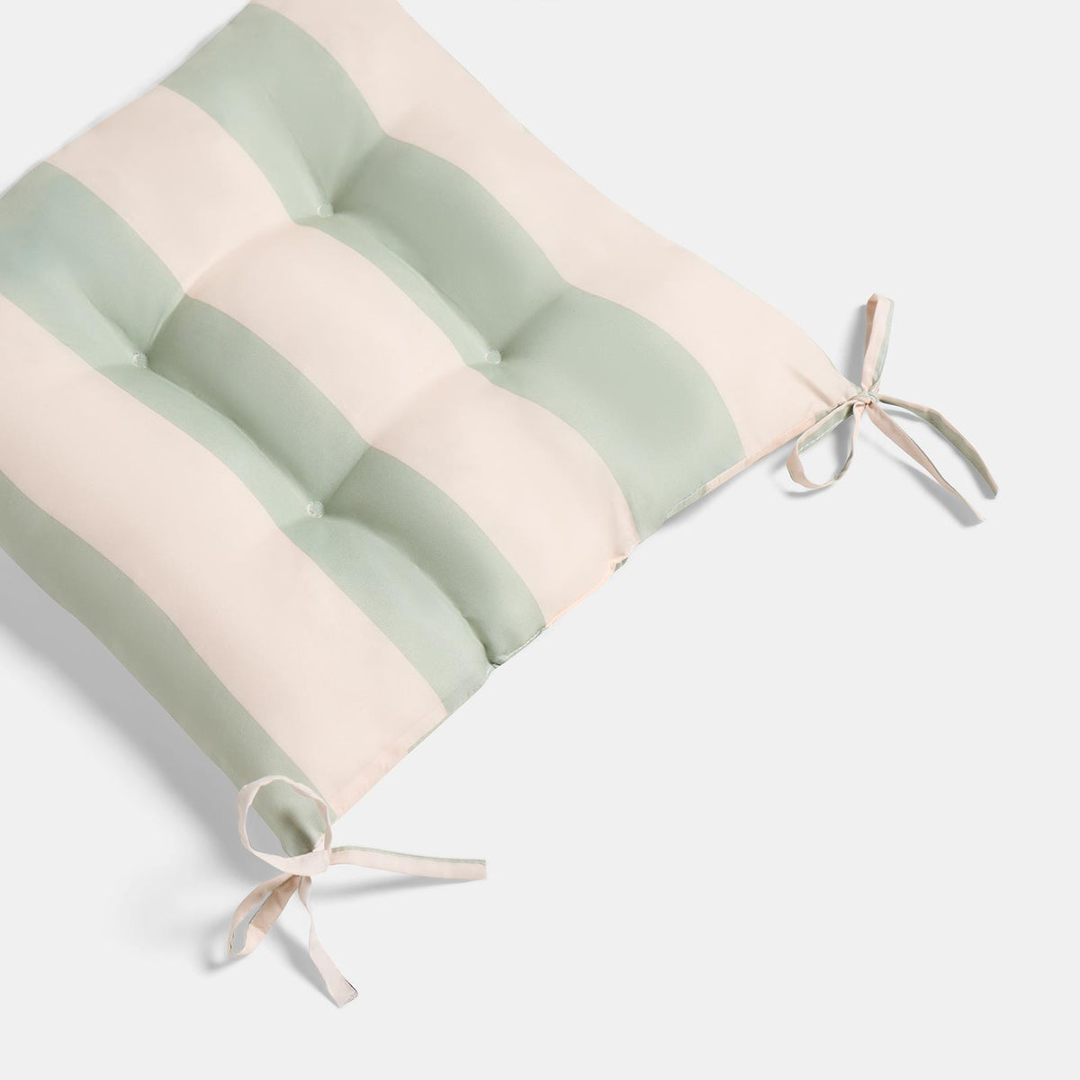 OHS Seat Pads 2 Water Resistant Outdoor Cushions Garden Chair Covers Ties
