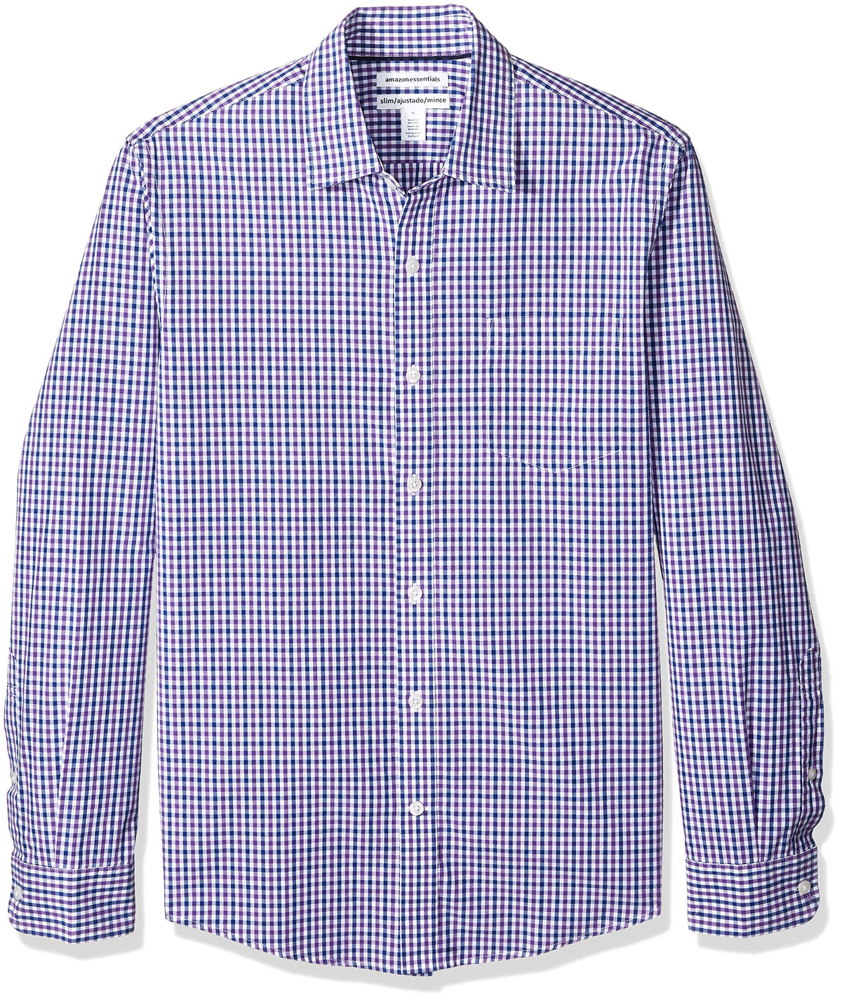 Amazon Essentials Men's Long-Sleeve Casual Poplin Shirt