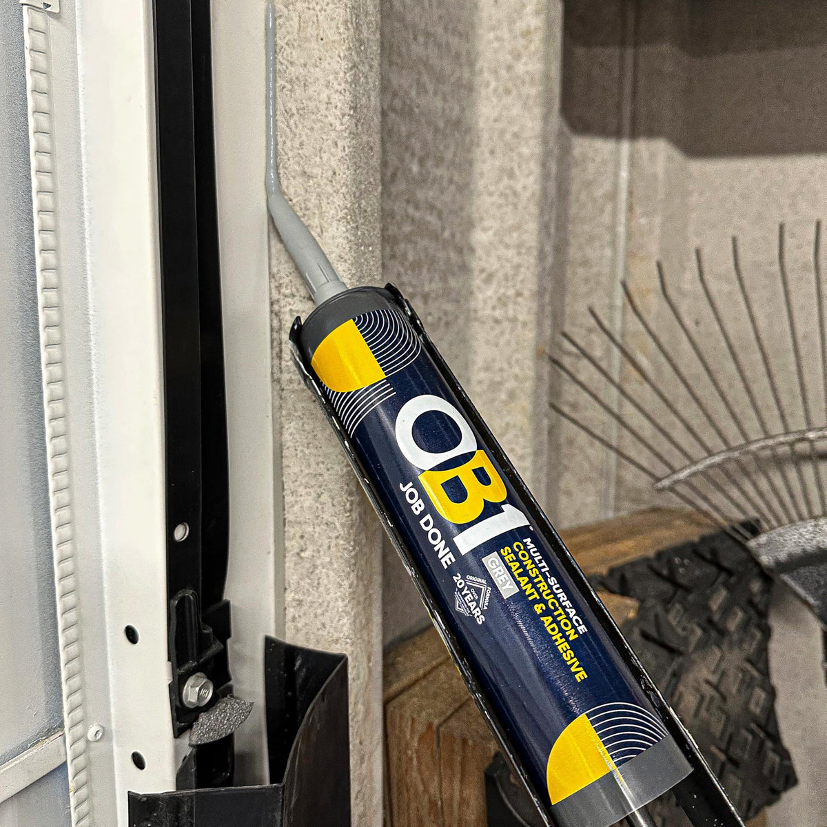 OB1 Clear Multi-Surface Construction Sealant & Adhesive, 290ml 2in1 formula