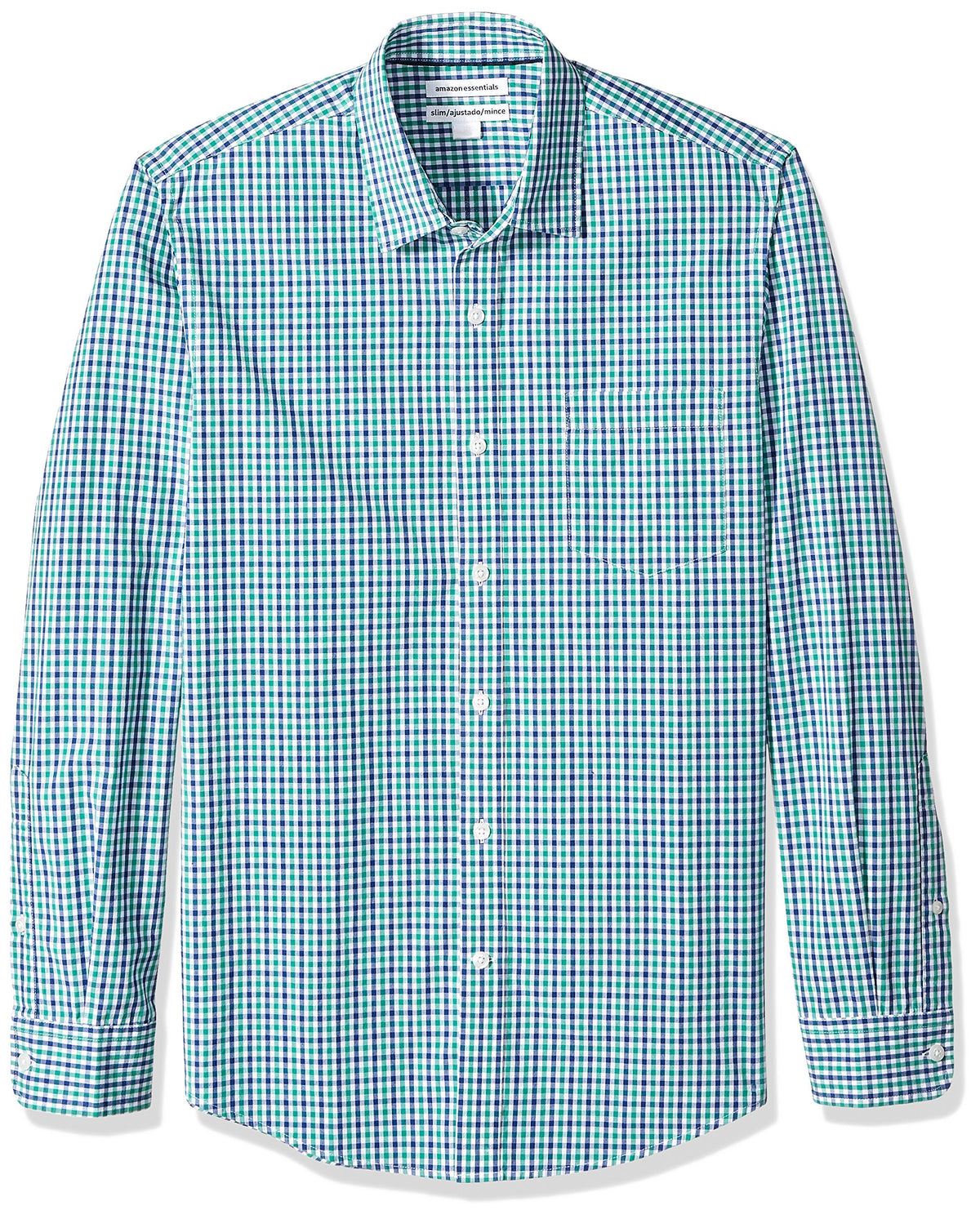 Amazon Essentials Men's Long-Sleeve Casual Poplin Shirt