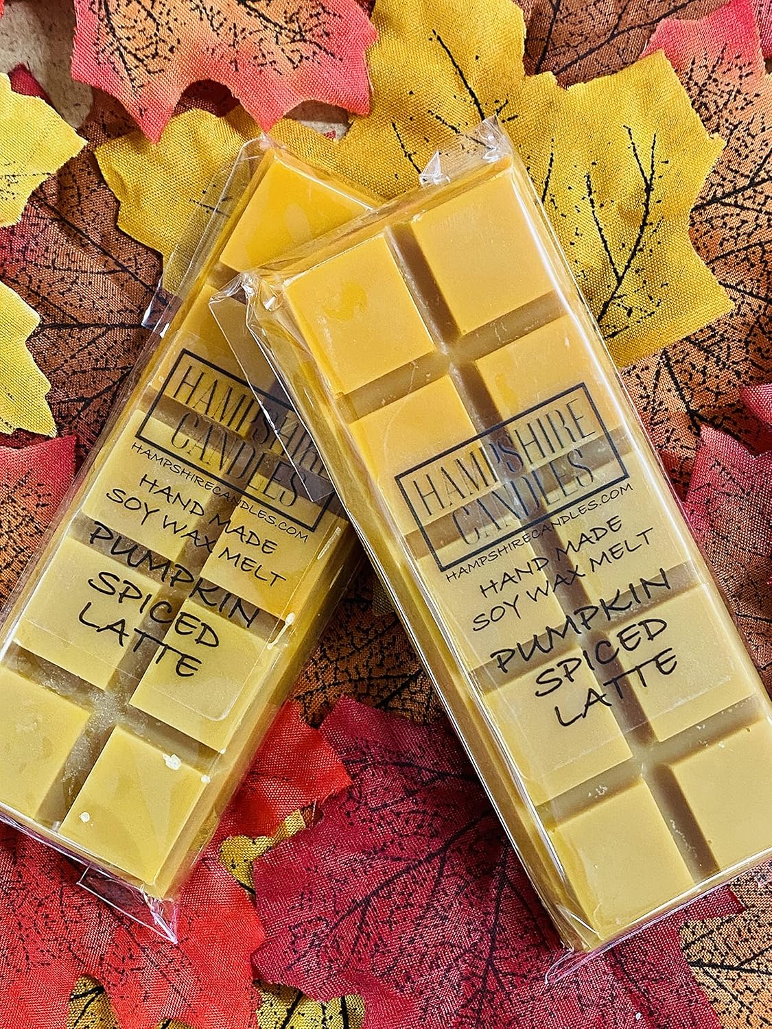 Pumpkin Spiced Latte Wax Melts | Strong Scented | Soy Wax | Handmade Snap Bar (1 Bar)