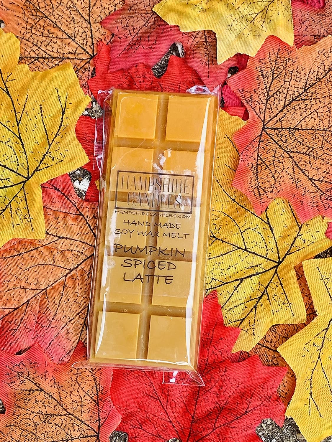 Pumpkin Spiced Latte Wax Melts | Strong Scented | Soy Wax | Handmade Snap Bar (1 Bar)