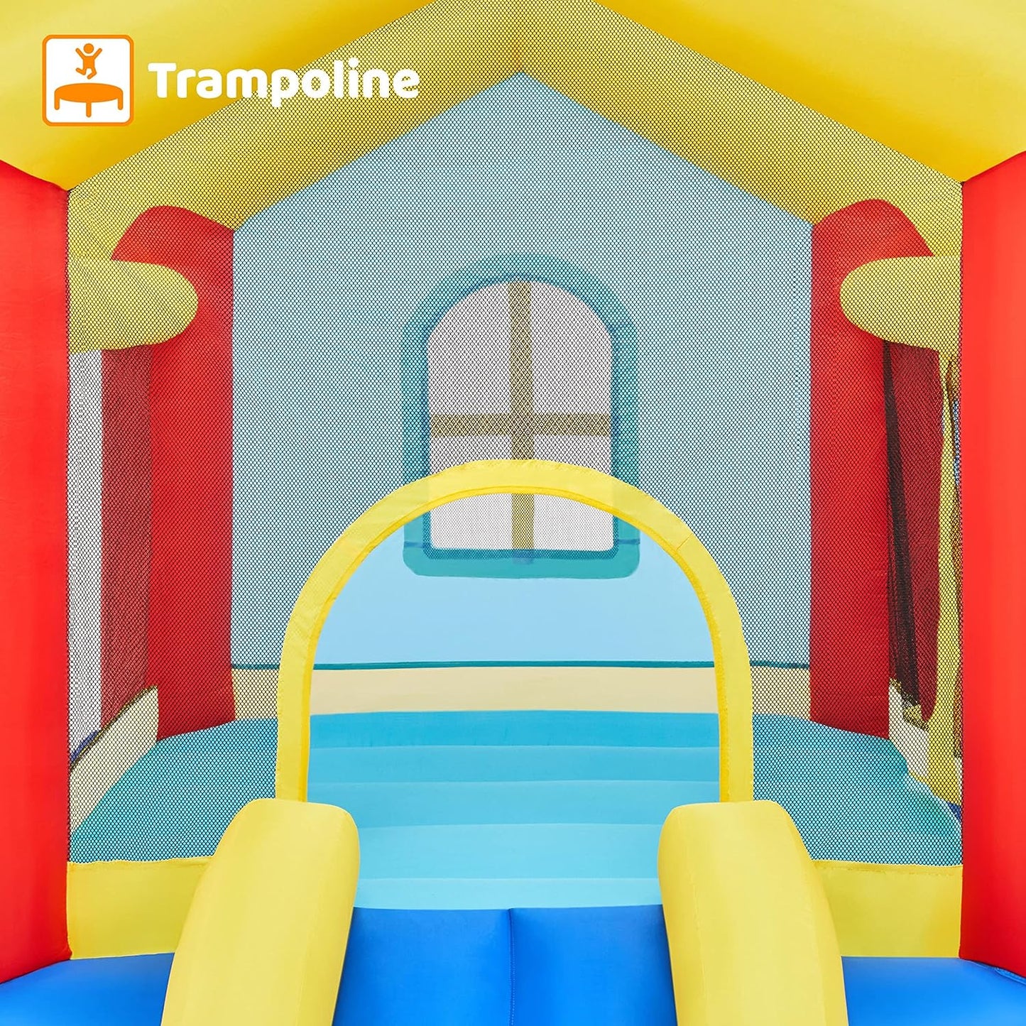 Yaheetech 7-in-1 Kids Inflatable Bouncy Castle with Blower & 50 Balls — 313x280x222cm | Ages 3-10
