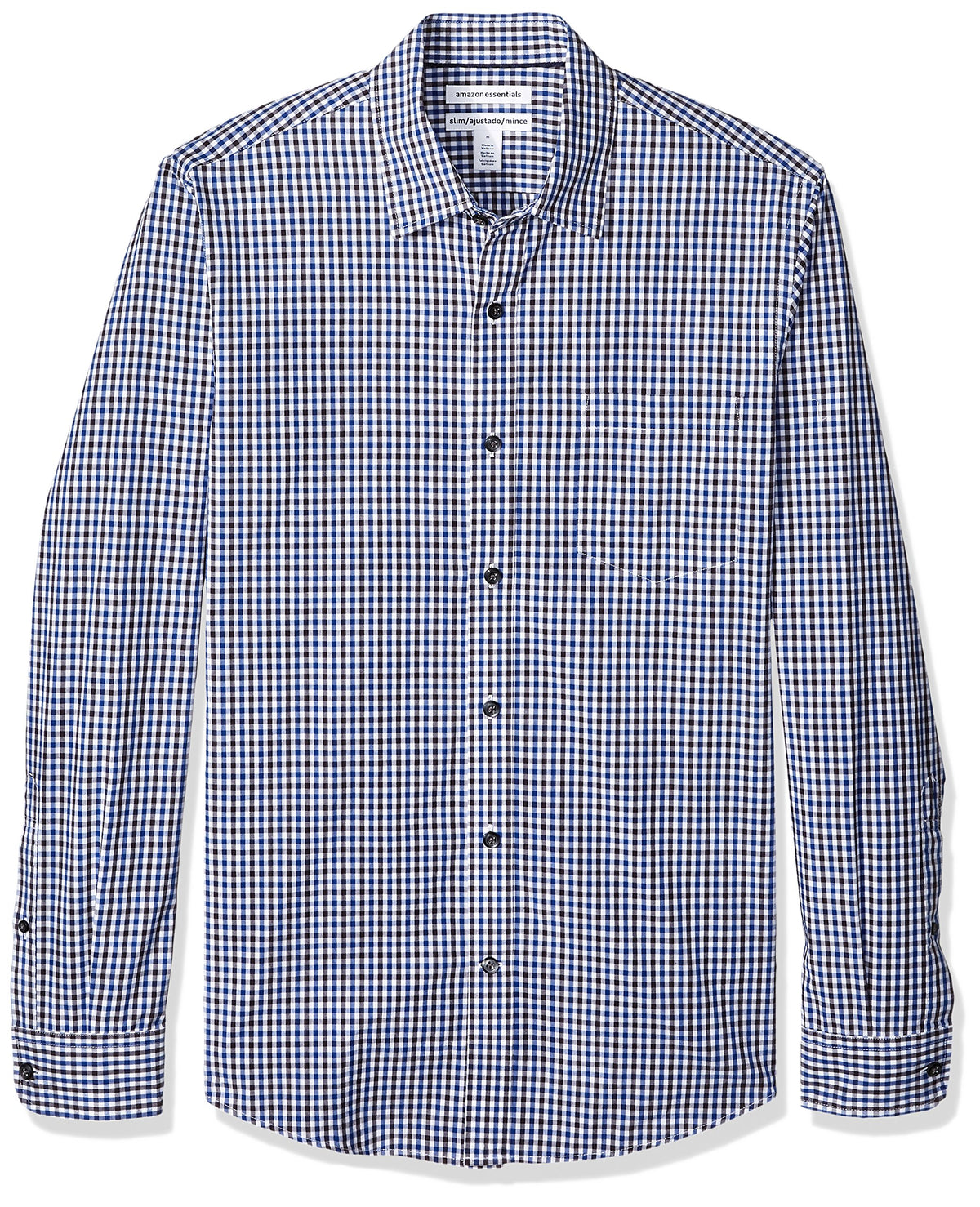 Amazon Essentials Men's Long-Sleeve Casual Poplin Shirt