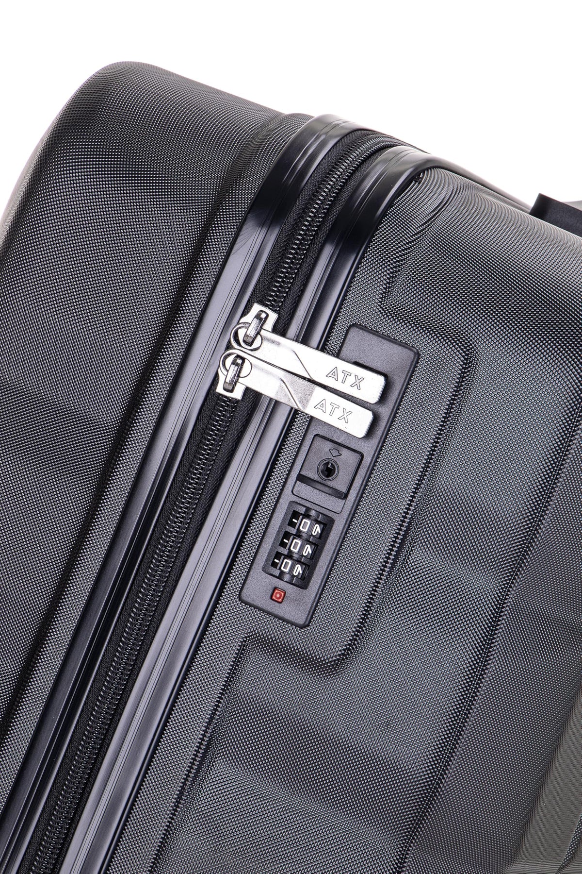 ATX 28 Inch Suitcase Large 110L – Lightweight Hard Shell Checked Luggage, 4 Wheels, TSA Lock, 30KG Capacity, Black
