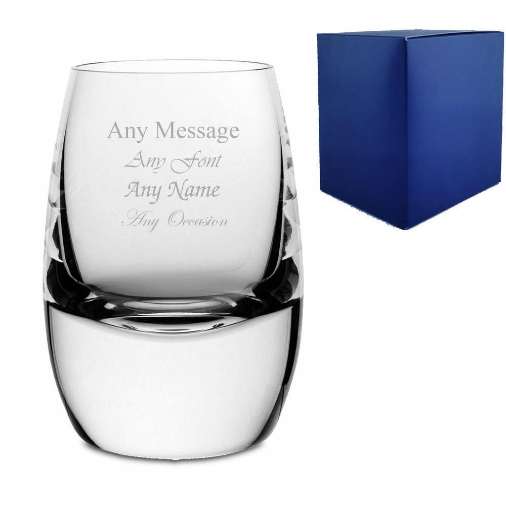 Engraved Heavy Base Miami Double Old Fashioned Whisky Tumbler Image 1