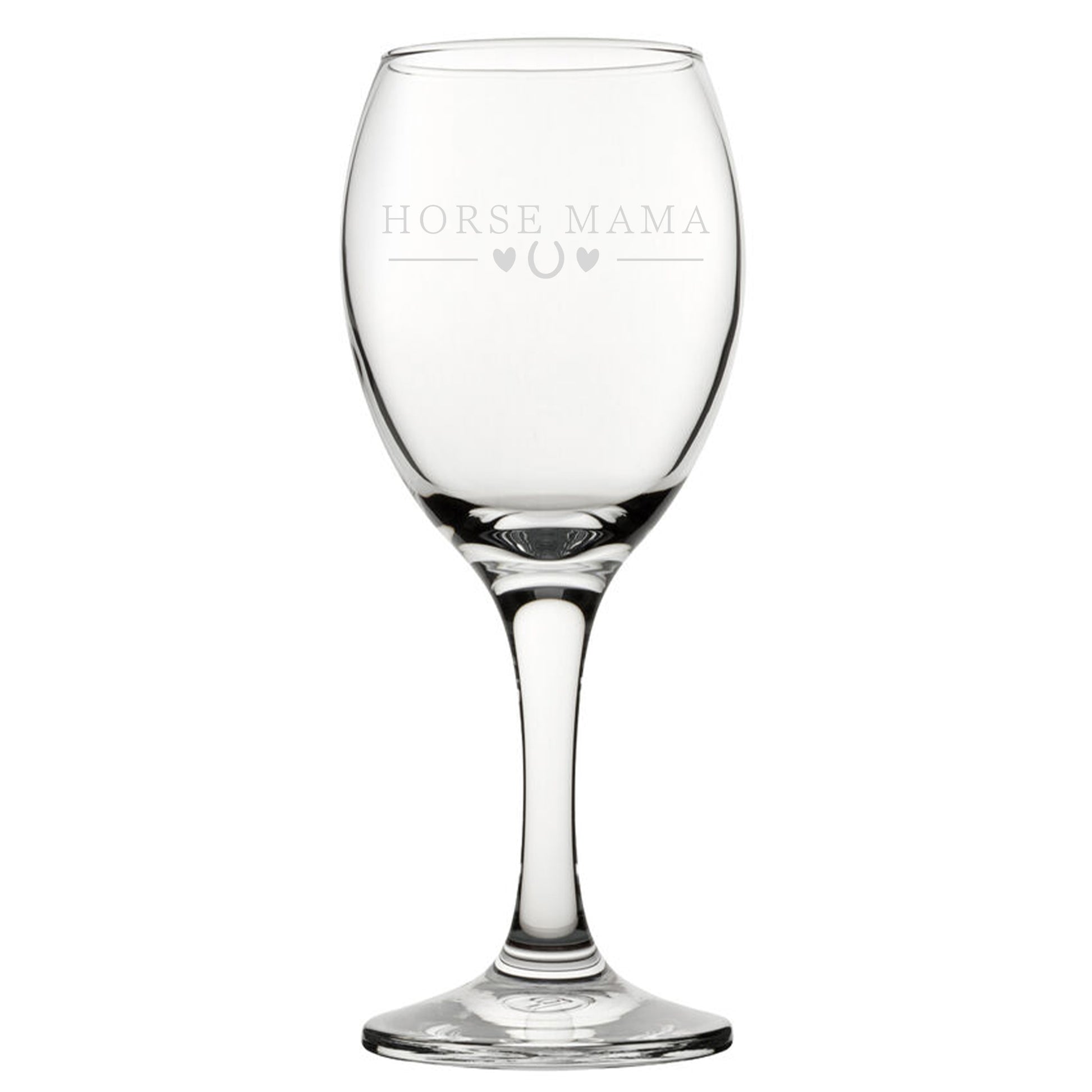 Horse Mama - Engraved Novelty Wine Glass Image 2