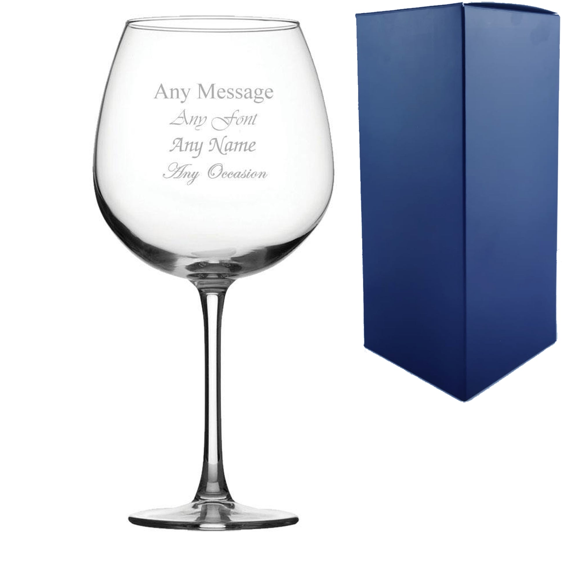 Engraved Enoteca Large Gin Glass 26.5oz Image 1