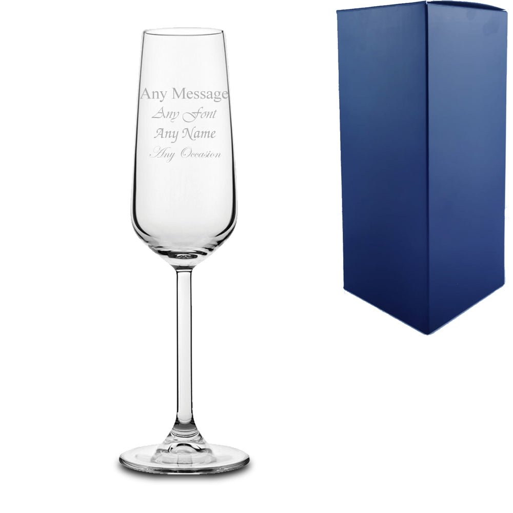 Engraved Allegra Champagne Flute Image 2