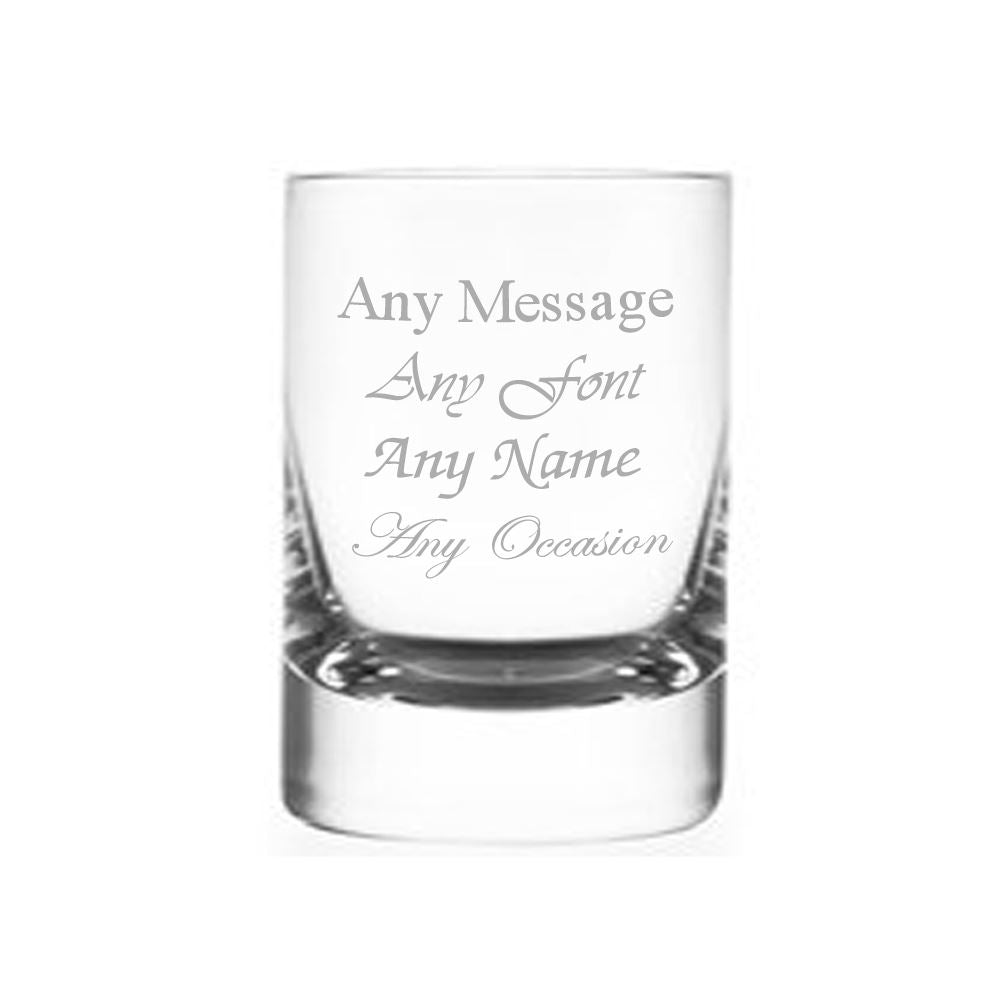 Engraved 50ml Round Hot Tot Shot Image 2