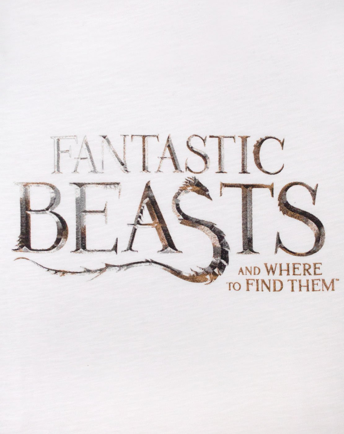 Fantastic Beasts And Where To Find Them Short Sleeved T-Shirt | Girls White | Of