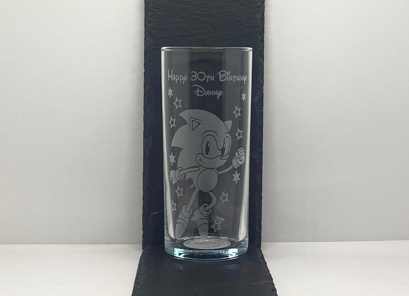 Disney Stitch, Angel And Lilo Highball Glass Designs Engraved And Personalised
