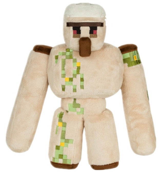 30cm Iron Golem) Minecraft Plush Toy Pixel Doll Children Doll Kids gift
